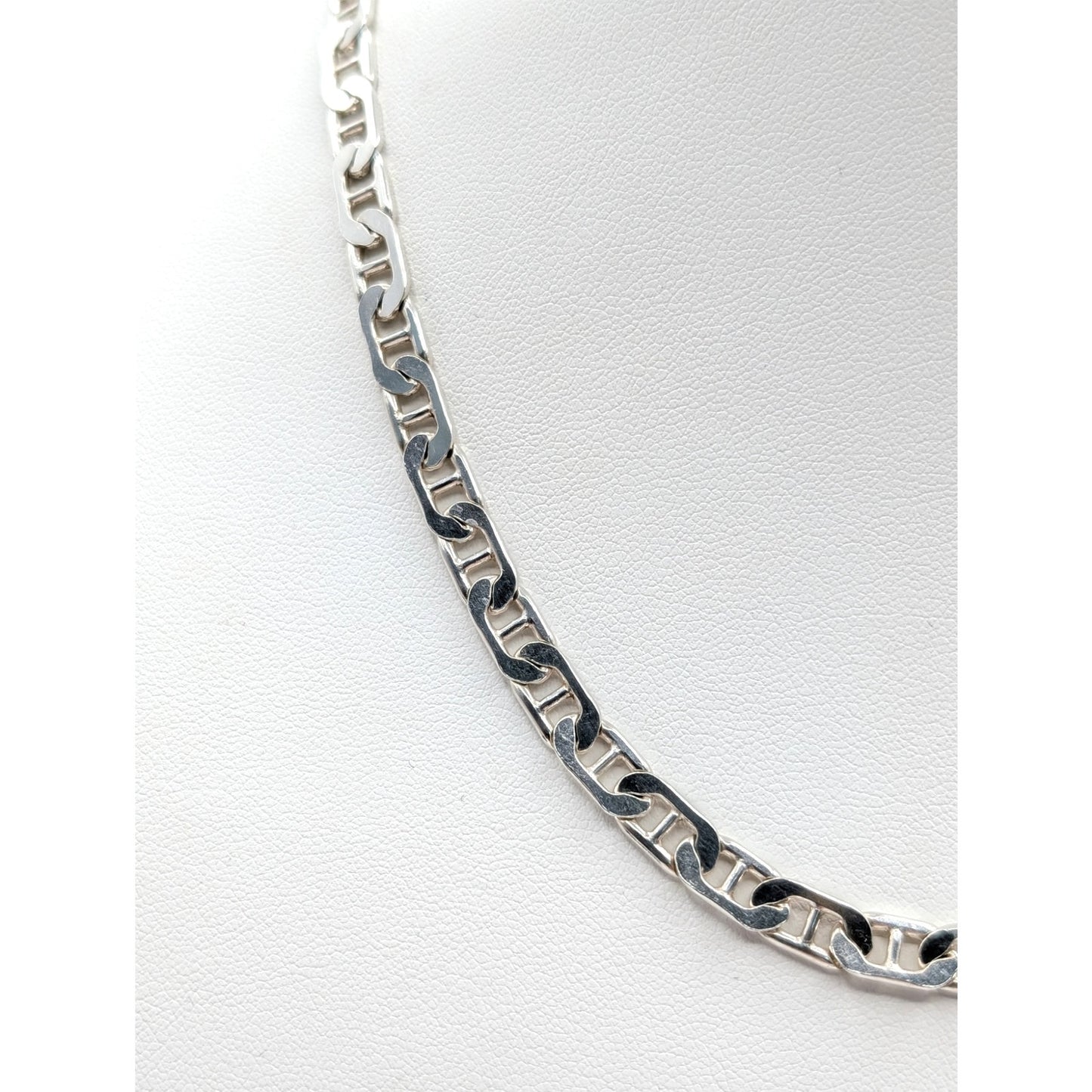 925 Italy Sterling Silver Mariner's Link 18" Chain Necklace
