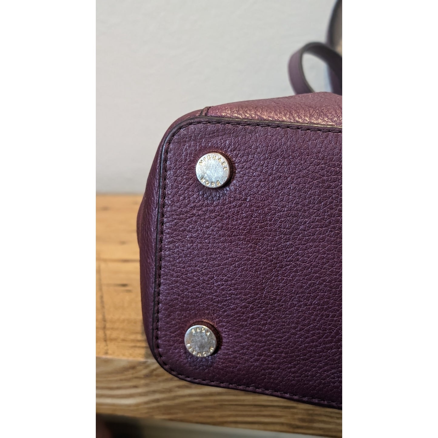 MICHAEL Michael Kors Bedford Large Leather Top Zip Damen Merlot Tote Bag