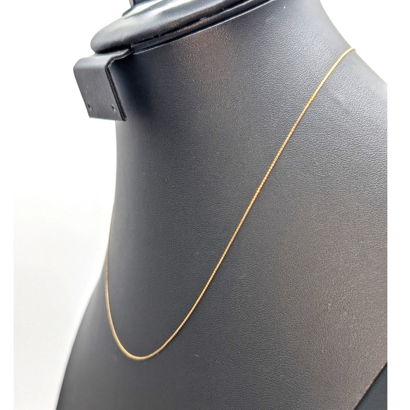 Vintage Marked & Tested 14K Yellow Gold 18.5" Dainty Chain Necklace 1.16g