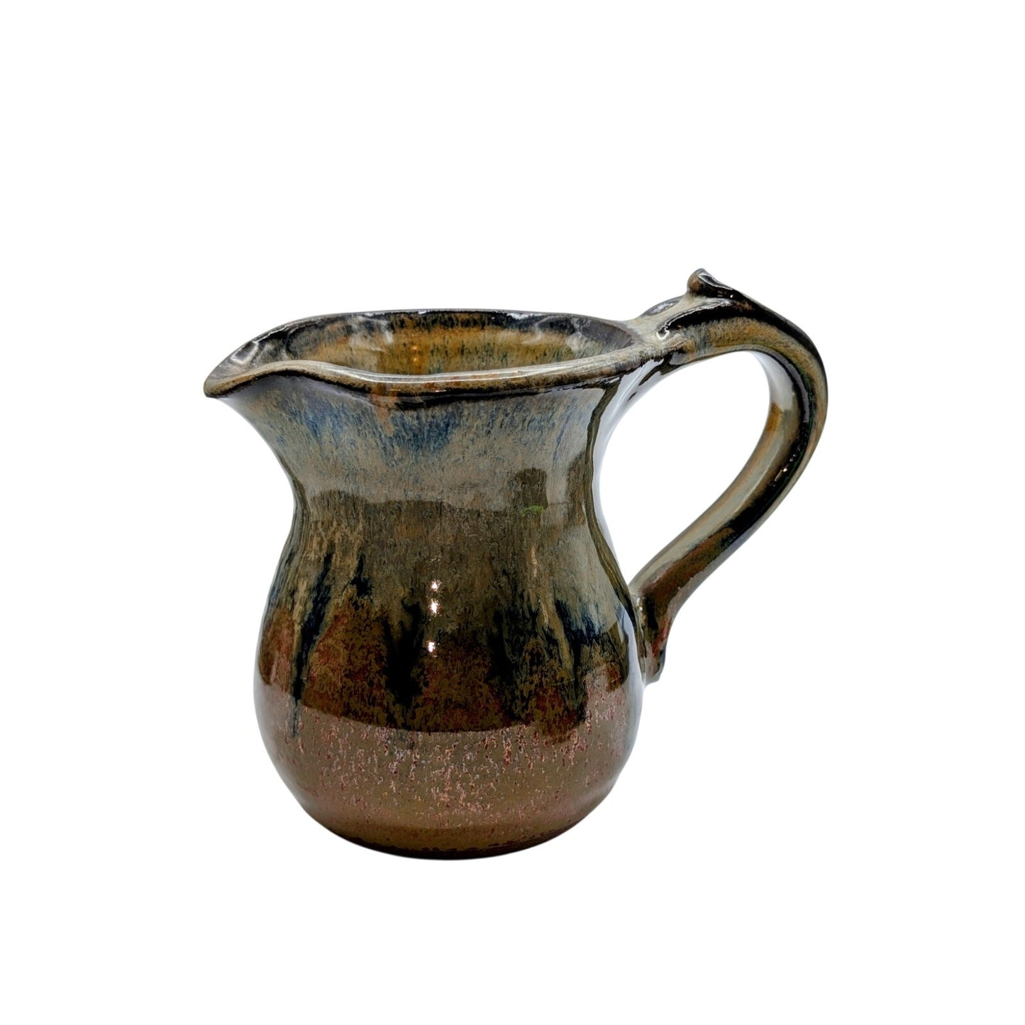 Vintage Studio Pottery Artist Signed 4.5" Pitcher