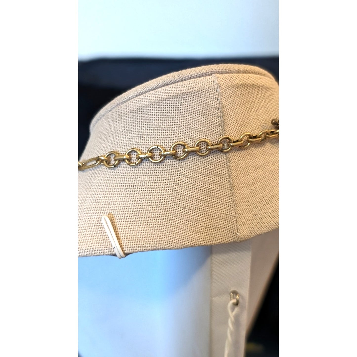 J Crew 18" Jargoon Gold Tone Claw Clasp Party Crystal Statement Necklace