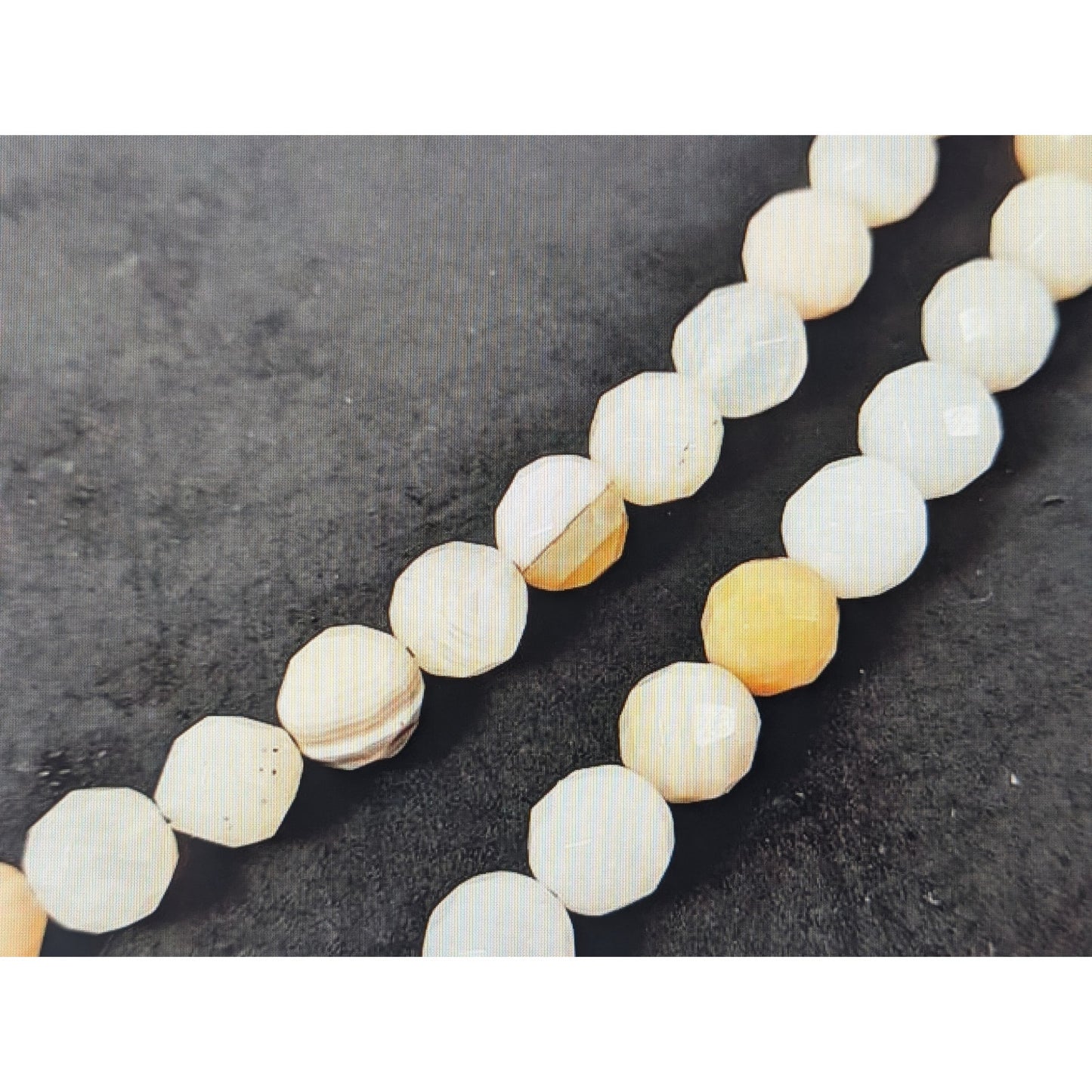 Vintage Jay King DTR Signed Agate Beaded Gemstone 925 Silver 20" Necklace 23.8g