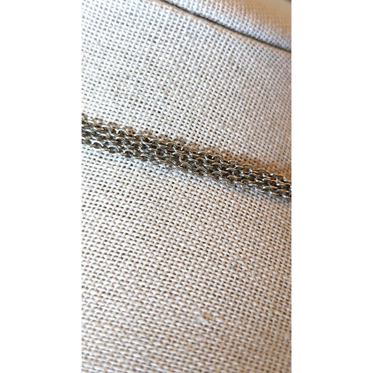 Silver & Black Metallic Crystal Web Beaded Silvertone Chain Statement Necklace