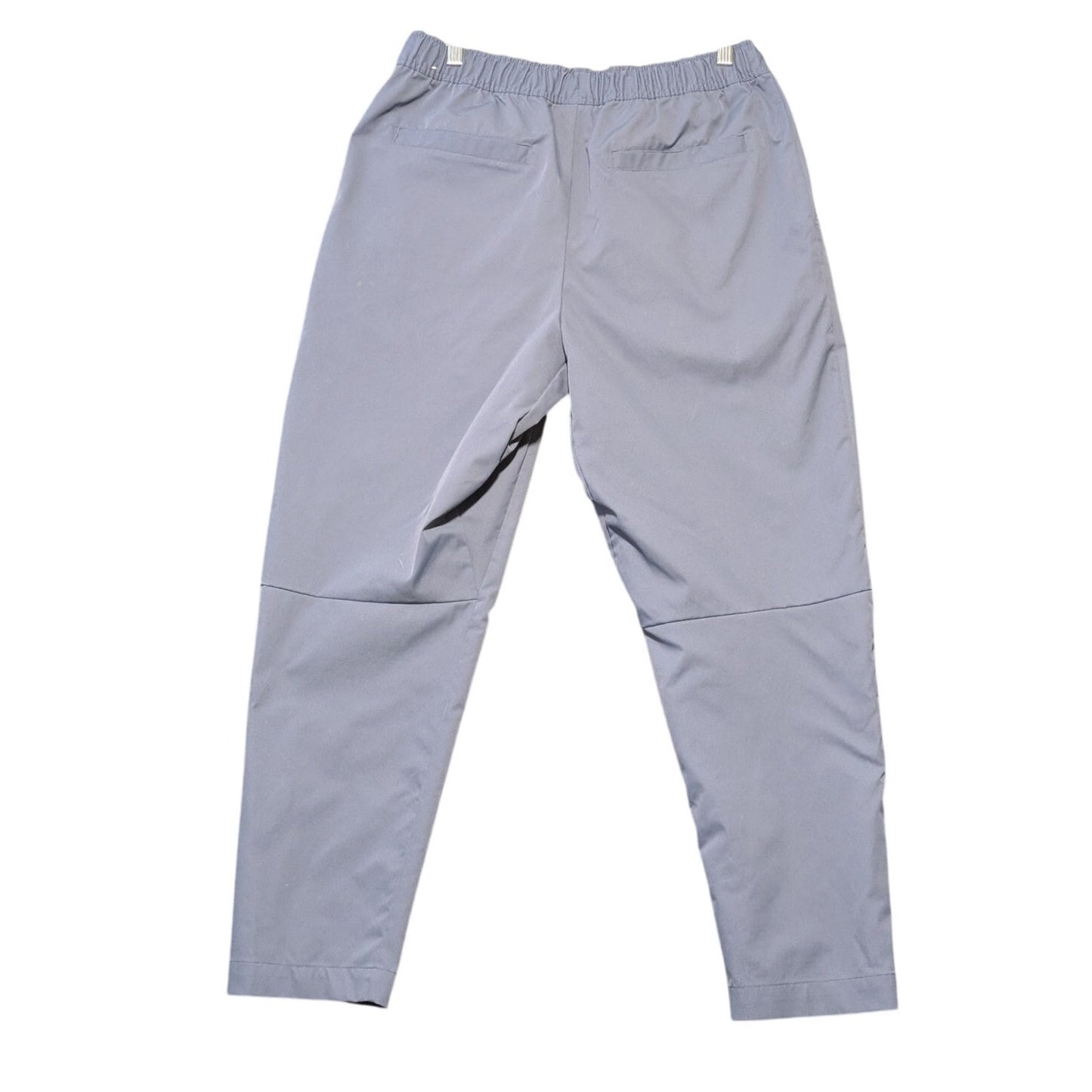 NIKE Smoke Blue Club Woven Taper Leg Dri Fit Elastic Drawstring Waist Sz L Pants