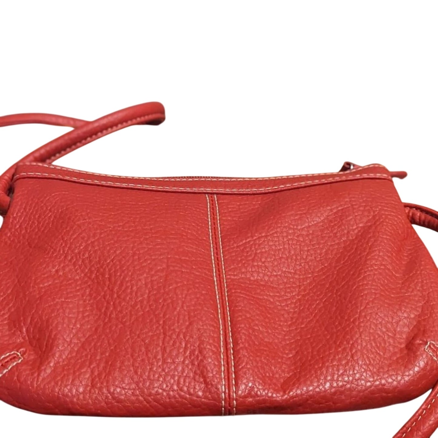 Red Unbranded Pebbled Studded Crossbody Bag