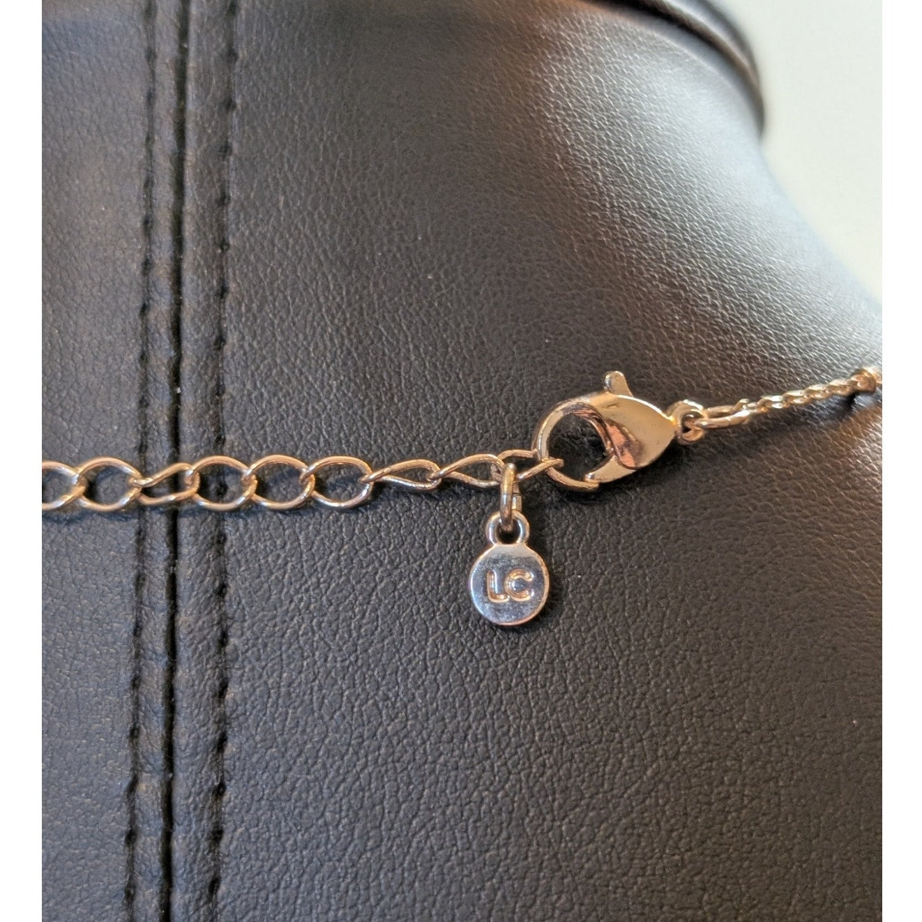 Lauren Conrad Rose Tone 16"-19" Beaded Chain Pineapple Pendant Necklace