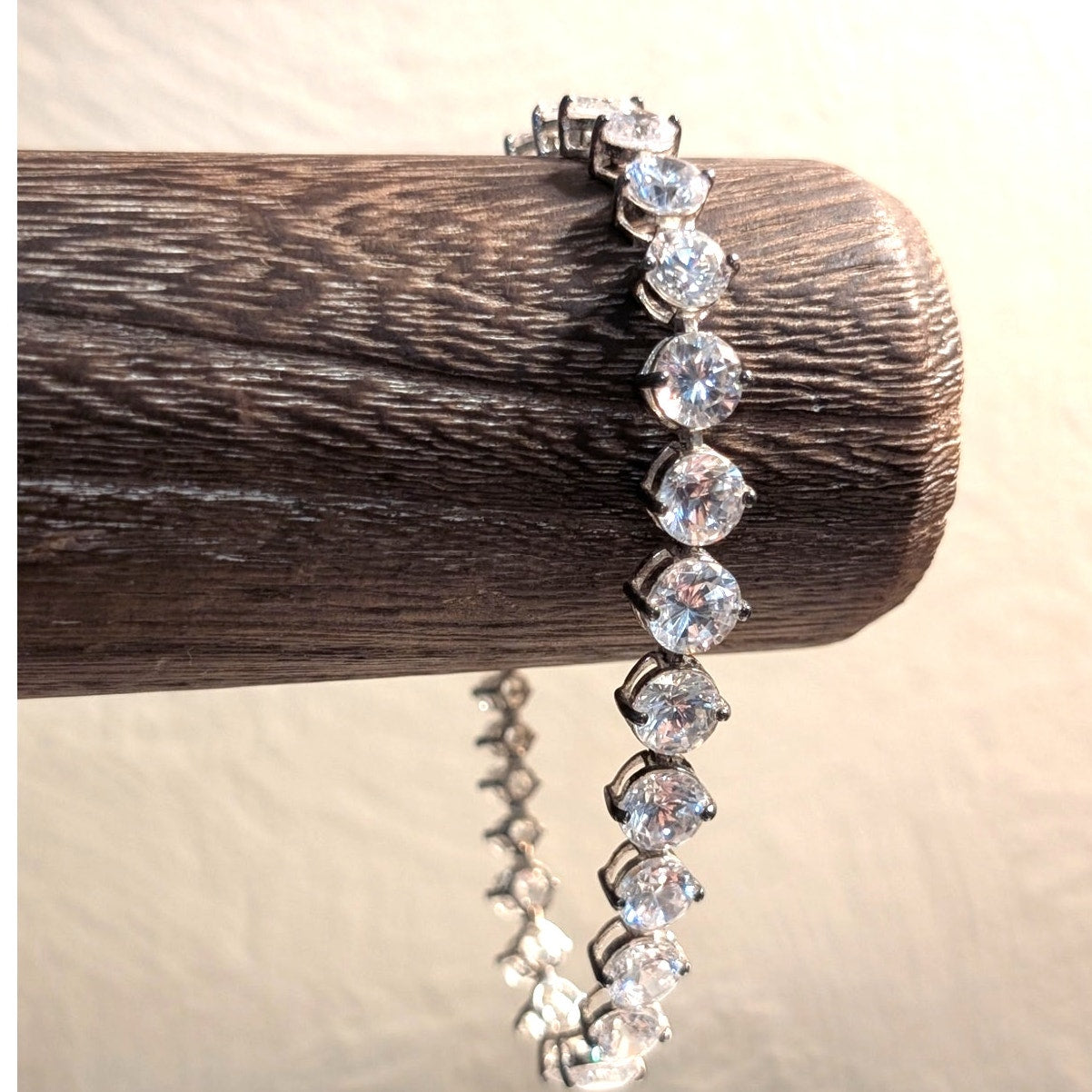 Gorgeous Graduated Large CZ 925 Sterling Silver Tennis Bracelet