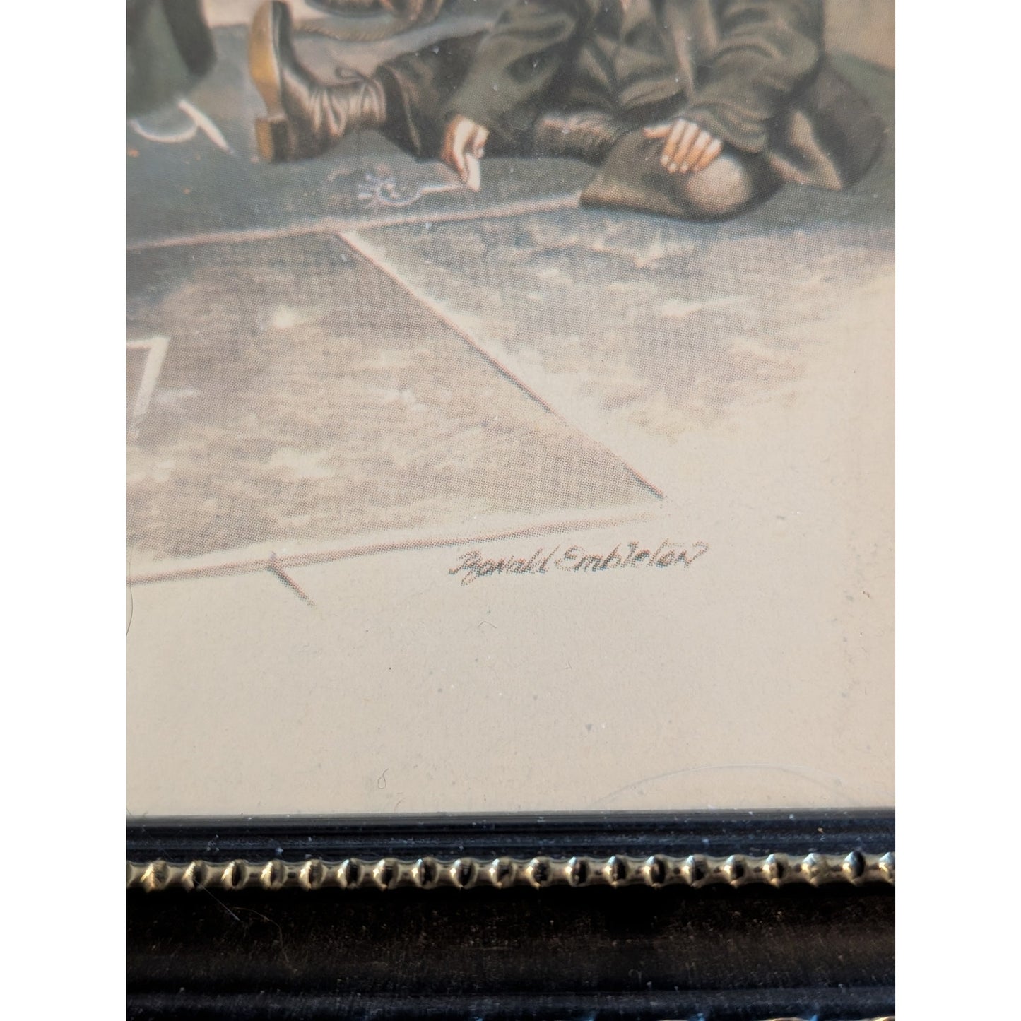 Vtg 1930s Ronald Embleton Nostalgic British Childhood Scenes Framed Wall Art