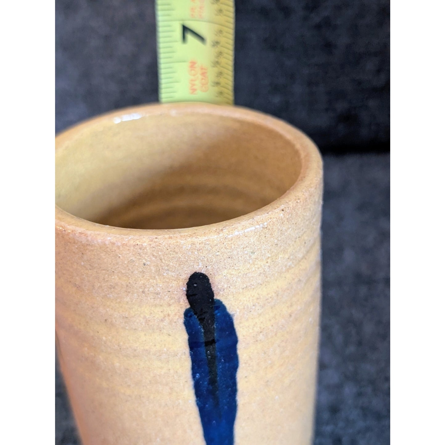 Signed Clan Sisters Native American Hand Thrown Pottery Cup/Vase