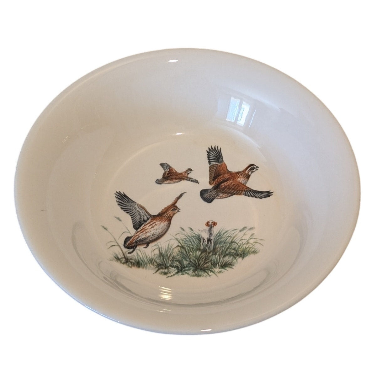 Vintage Sheffield Pottery Sheffield Massachusetts Bird Bowl