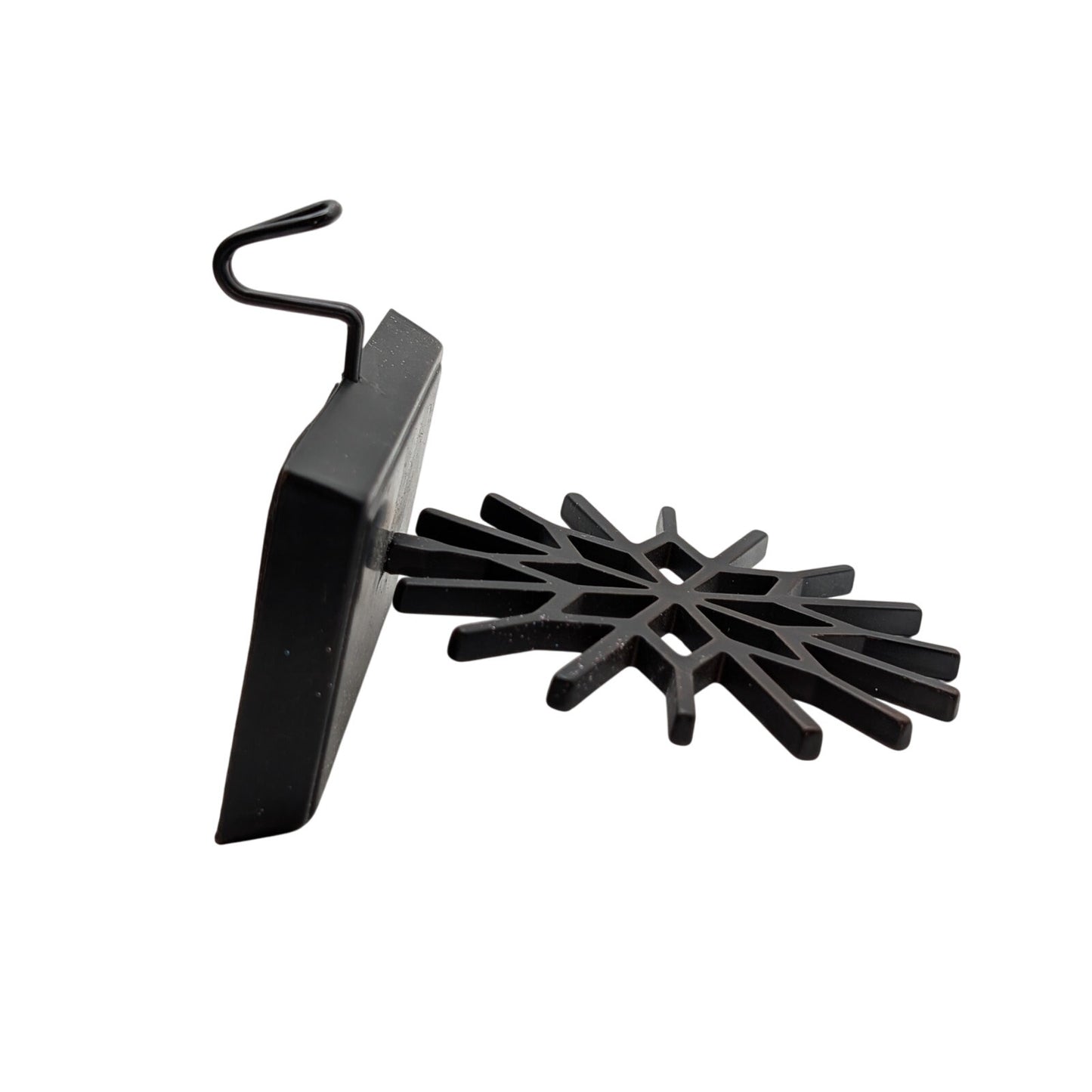Christmas Snowflake Bronze Iron Metal Stocking Hanger