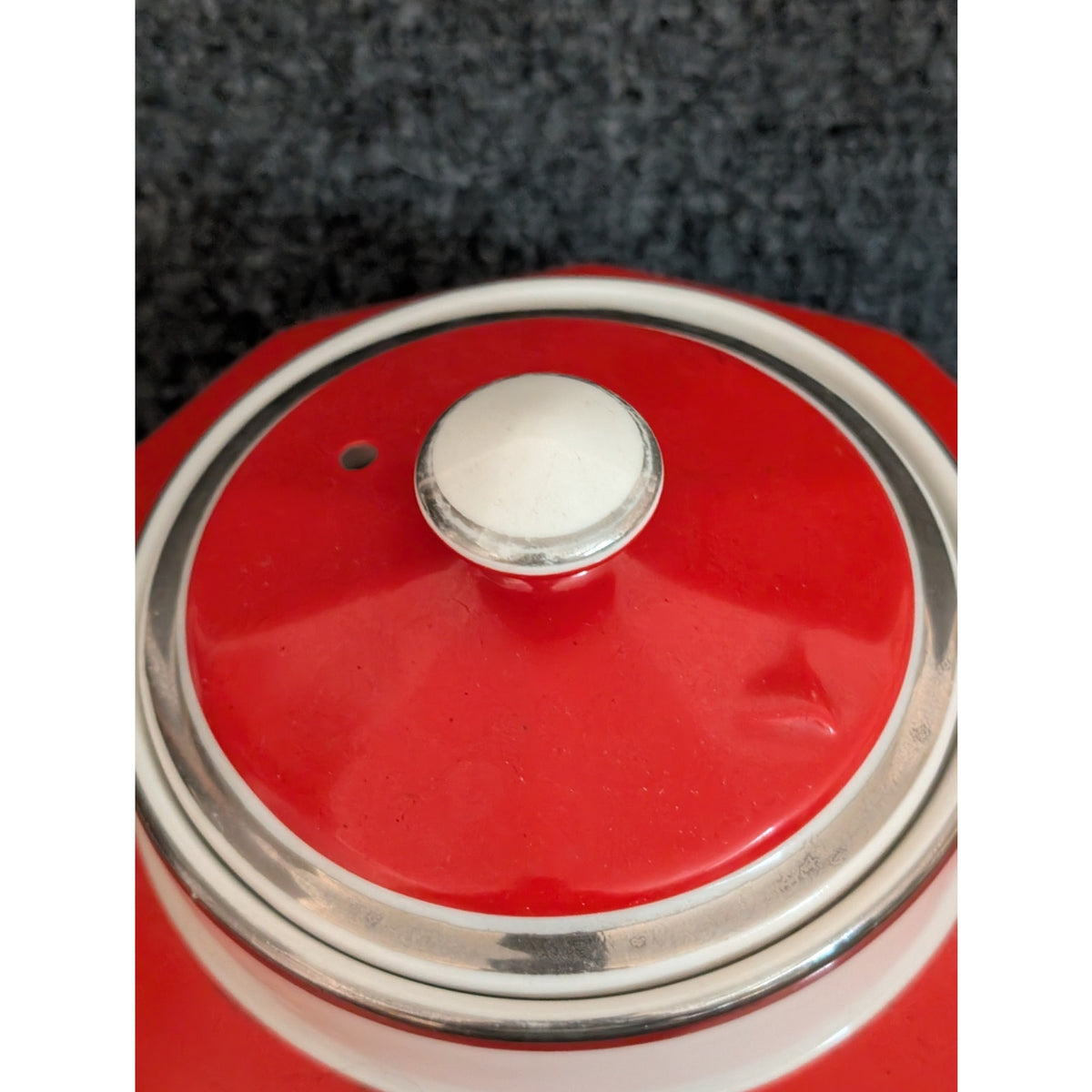 Vtg Mid Century Modern Hall's Superior Quality Kitchenware Teapot Made in USA