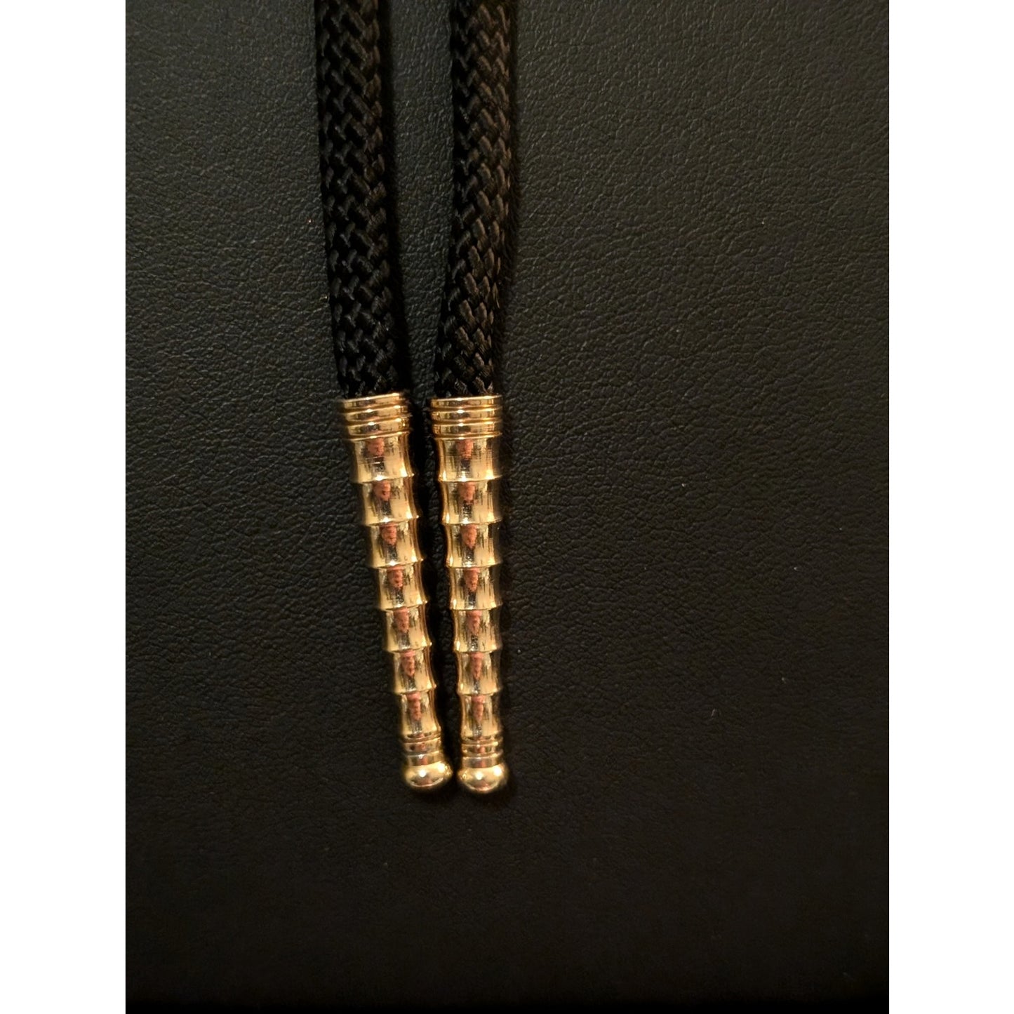 Swank Personalized 'Ed' Two Toned Metal Bolo Tie