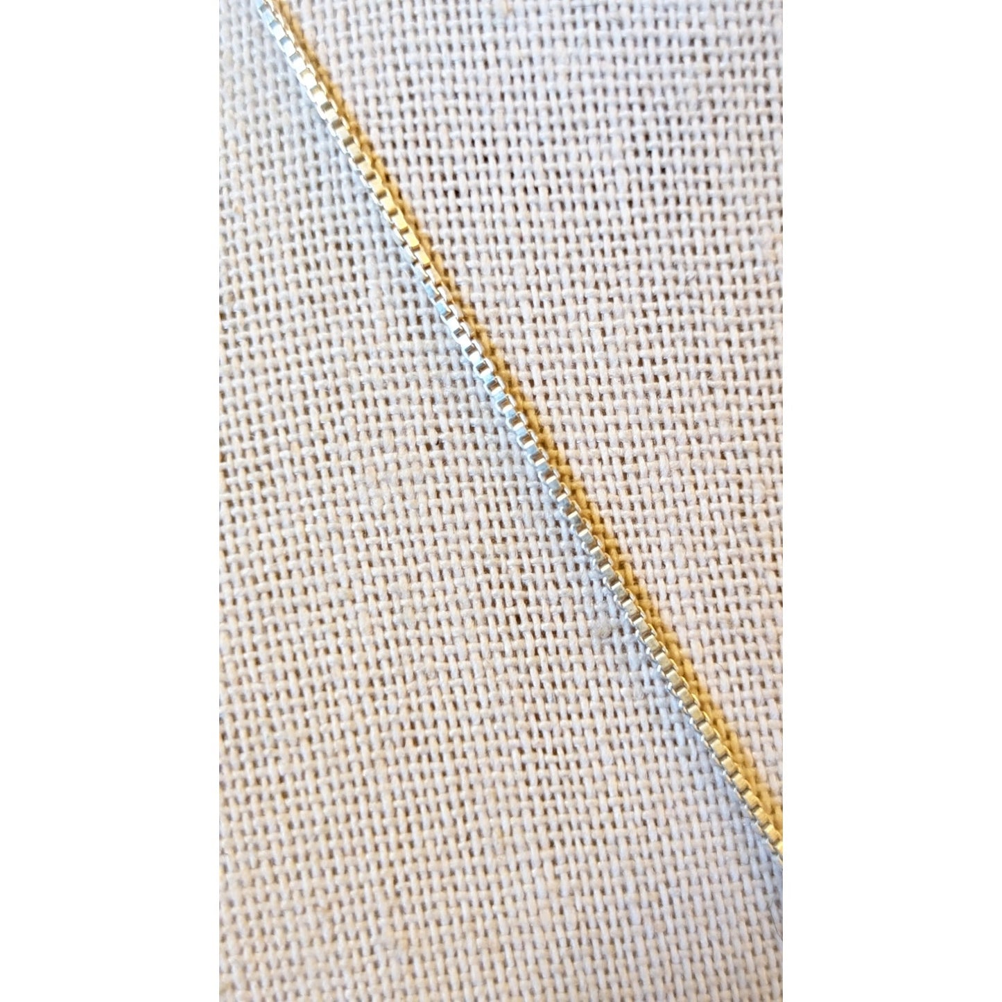 Vintage LRB Sterling Large Bale Pendant on Sterling Silver 18" Box Chain