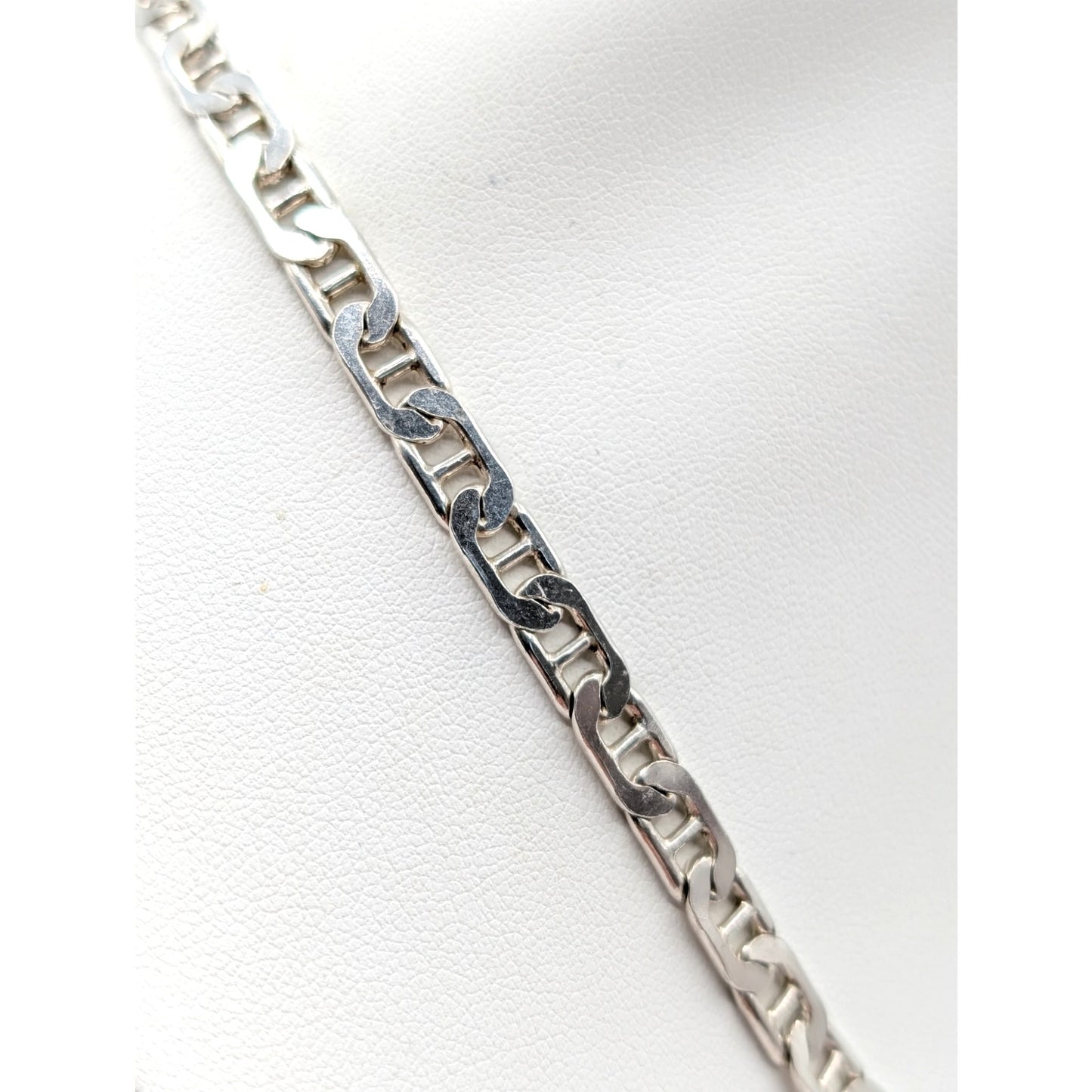 925 Italy Sterling Silver Mariner's Link 18" Chain Necklace