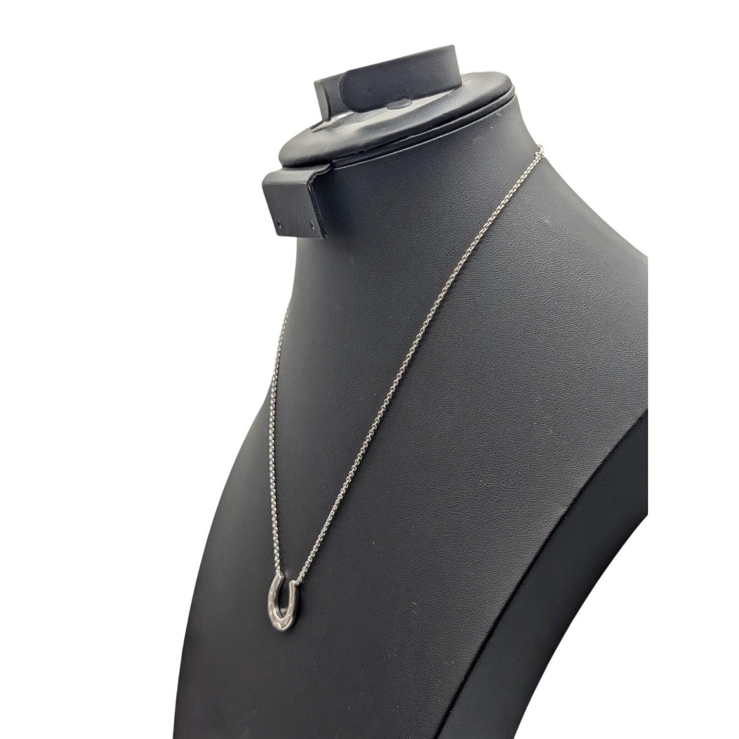 Silver Tone Unknown Maker Horseshoe 16" 18" & 20" Necklace