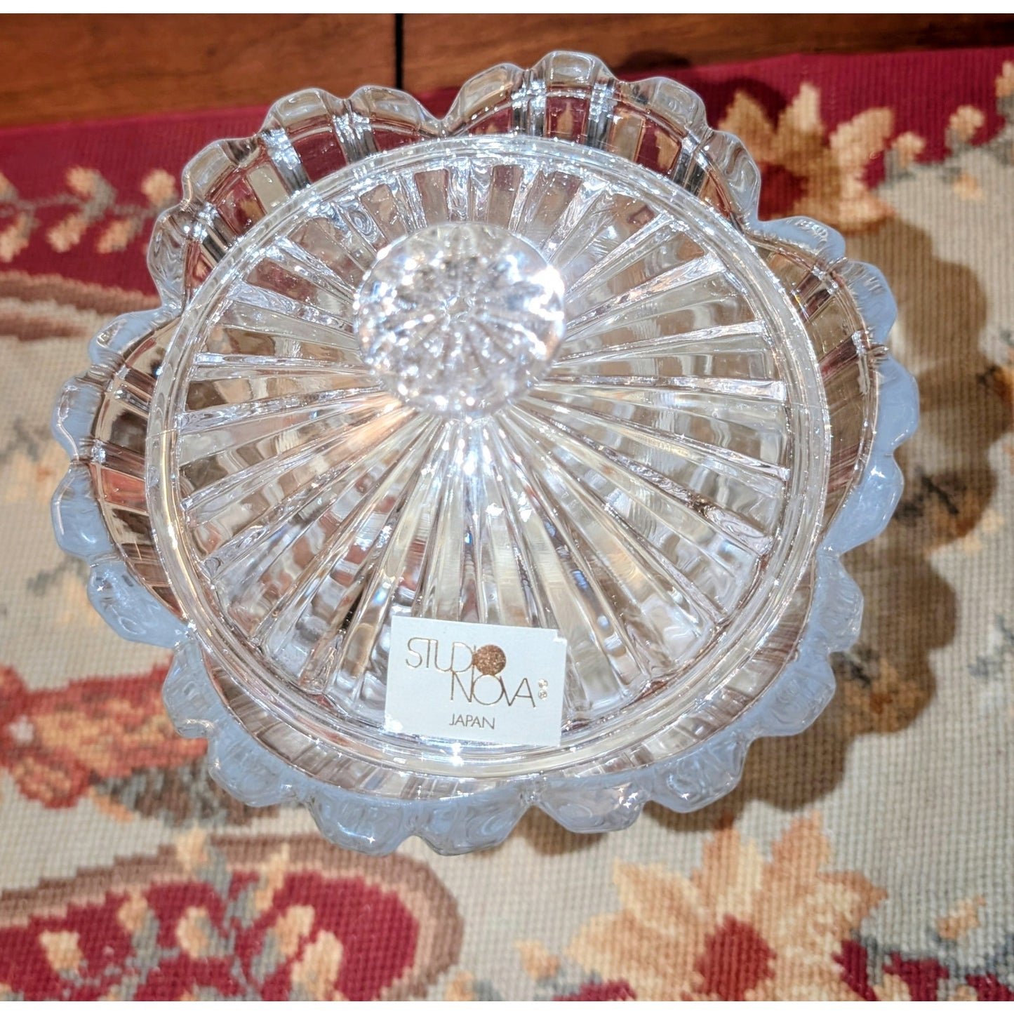Studio Nova Japan Crystal Balmore Biscuit Barrel With Lid