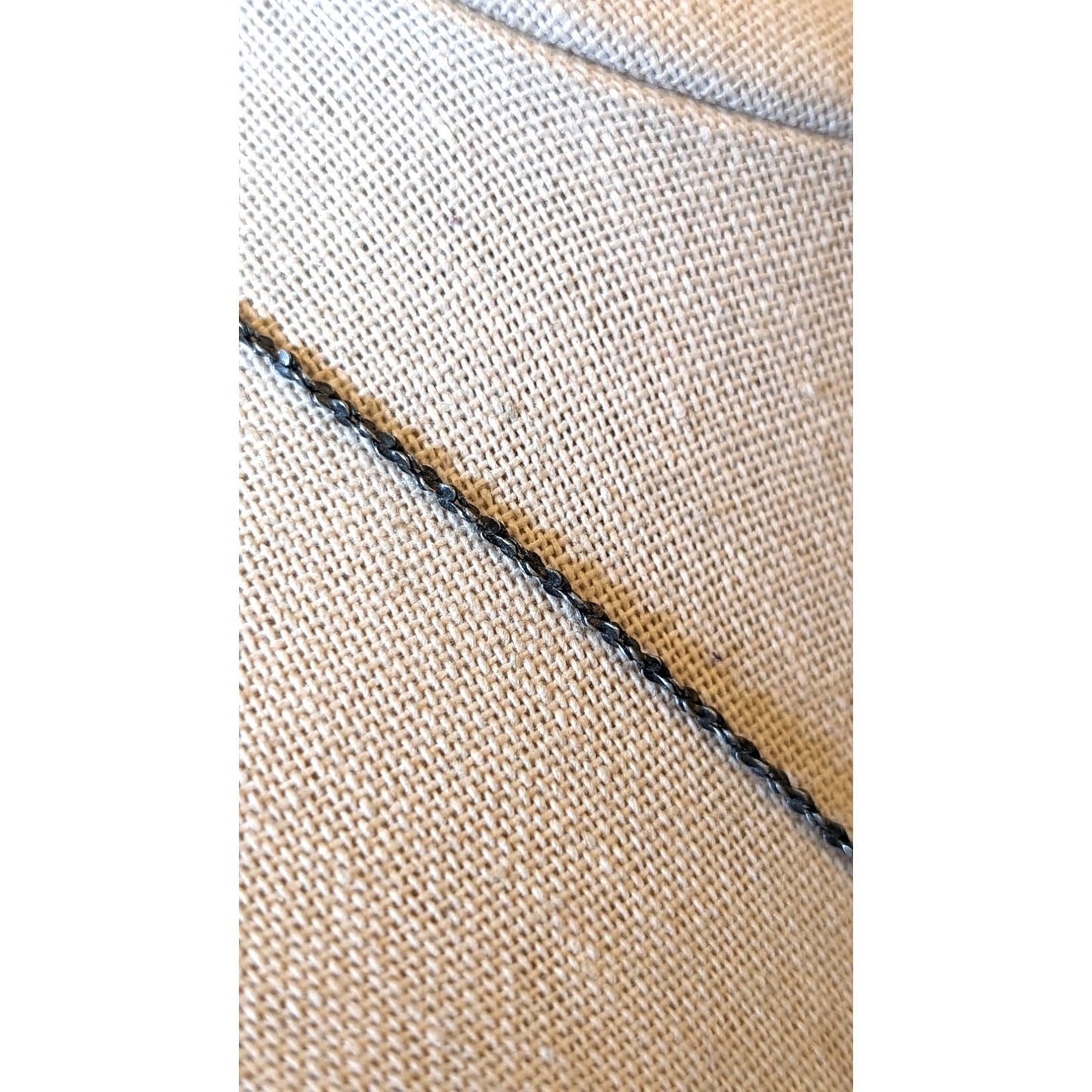 Black Crystal Charm Gun Metal Chain Necklace