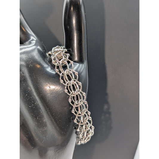 Vtg Griffith & Sons Co. (G With Arrow Through) Sterling Silver Charm Bracelet