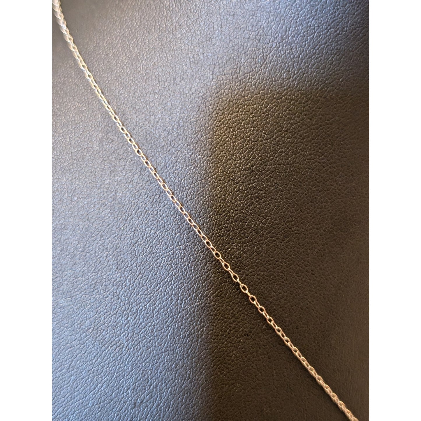 Six Bezel Set Clear Crystal CZ Cross Sterling 18" Necklace