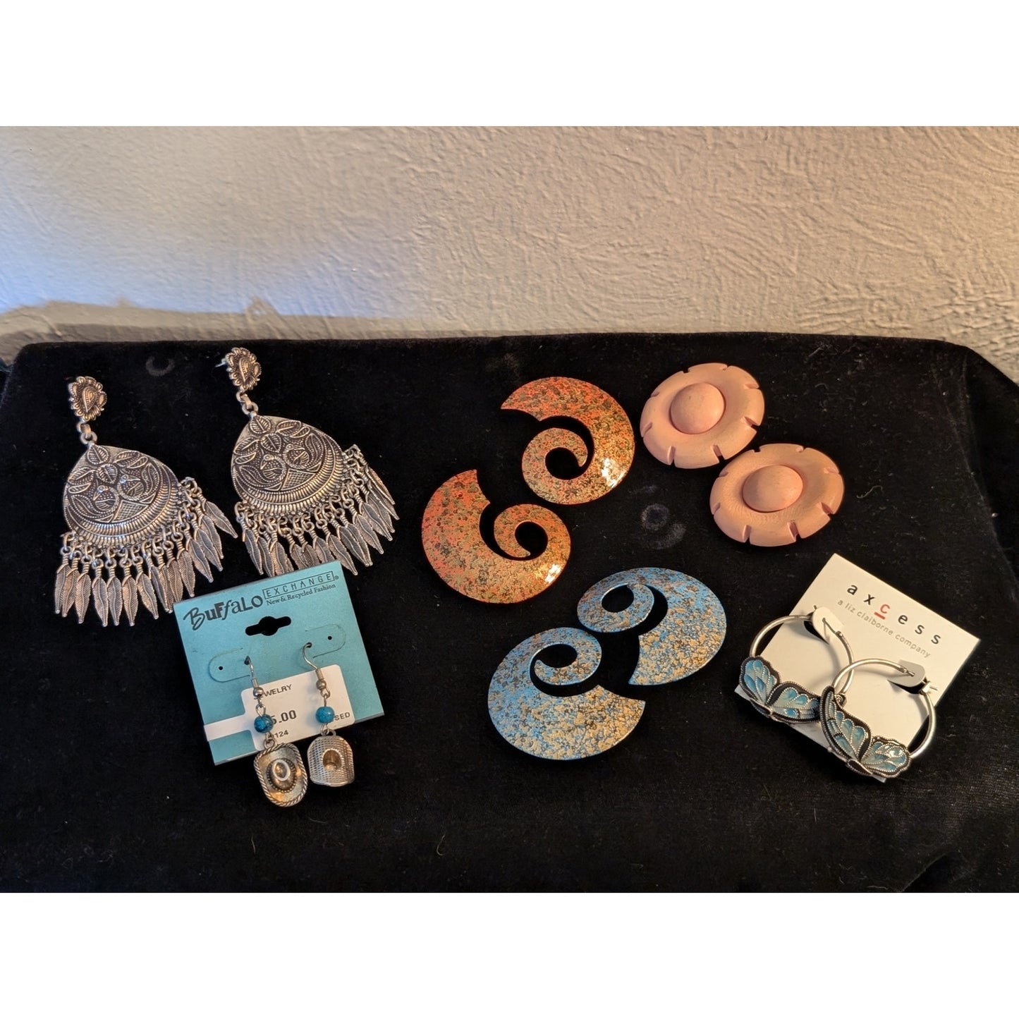 6 Pair Vintage/Modern Earring Lot