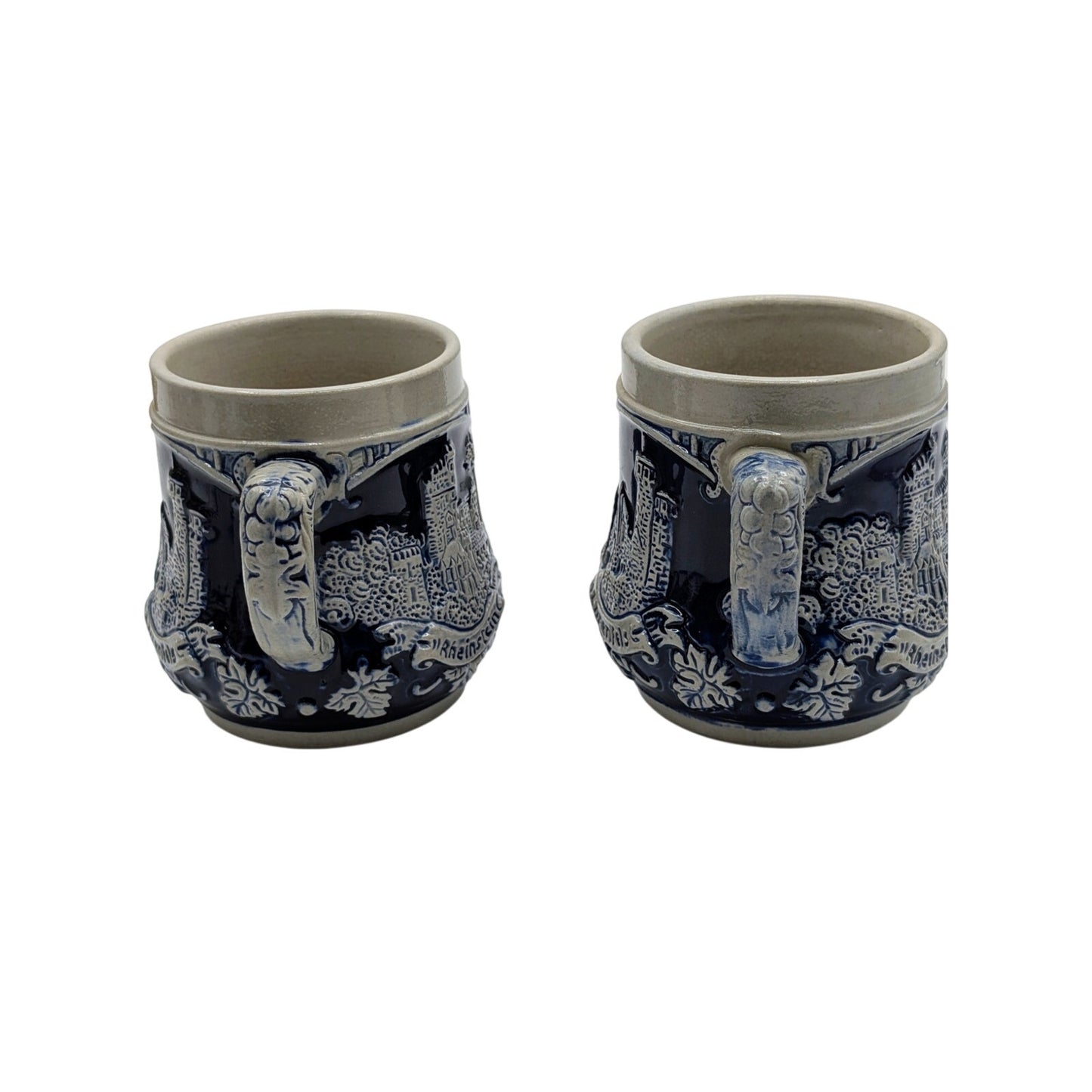 Pair German Reinhold Merkelbach Beer Mugs