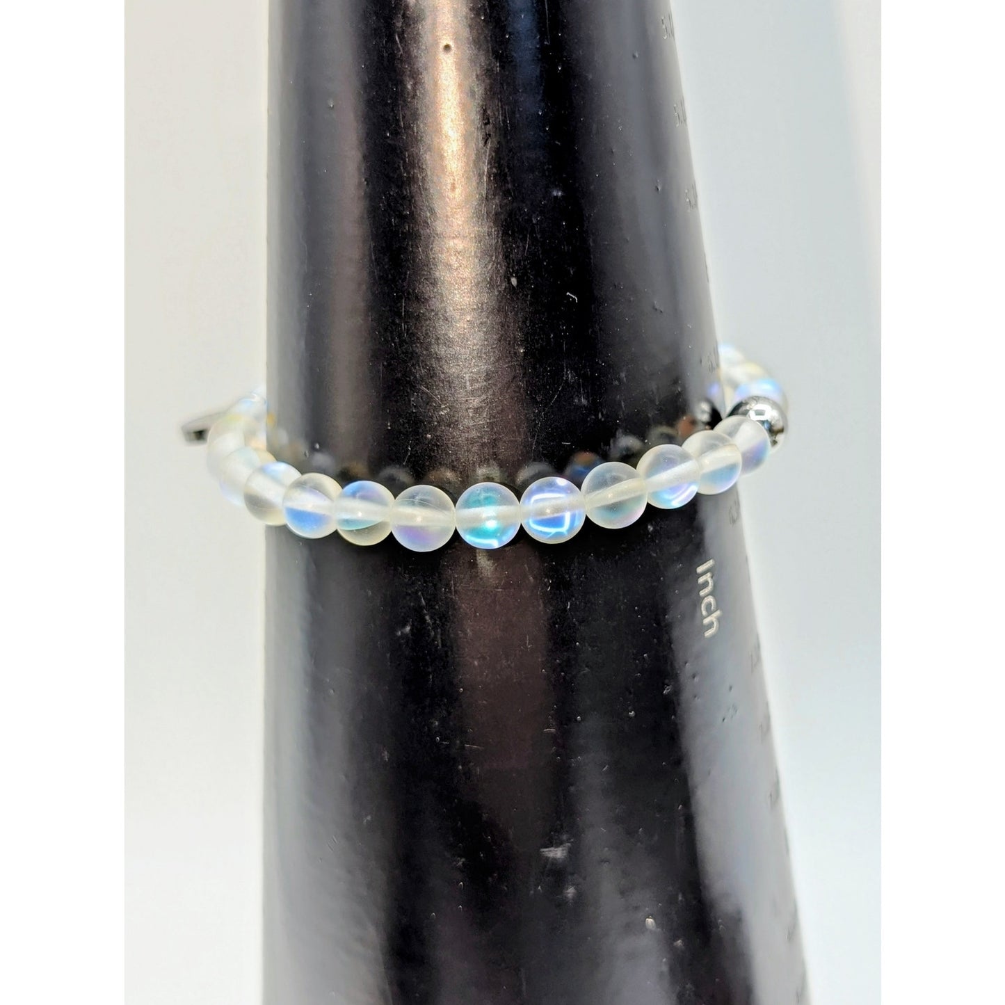 NOGU Mermaid Glass Bead Stretch Bracelet