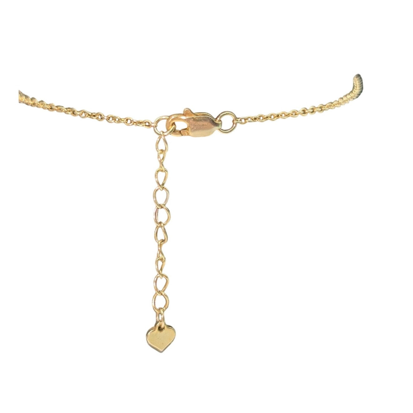 925 Sterling Vermeil 'Miles' Name Chain Link 8"-9.25" Bracelet