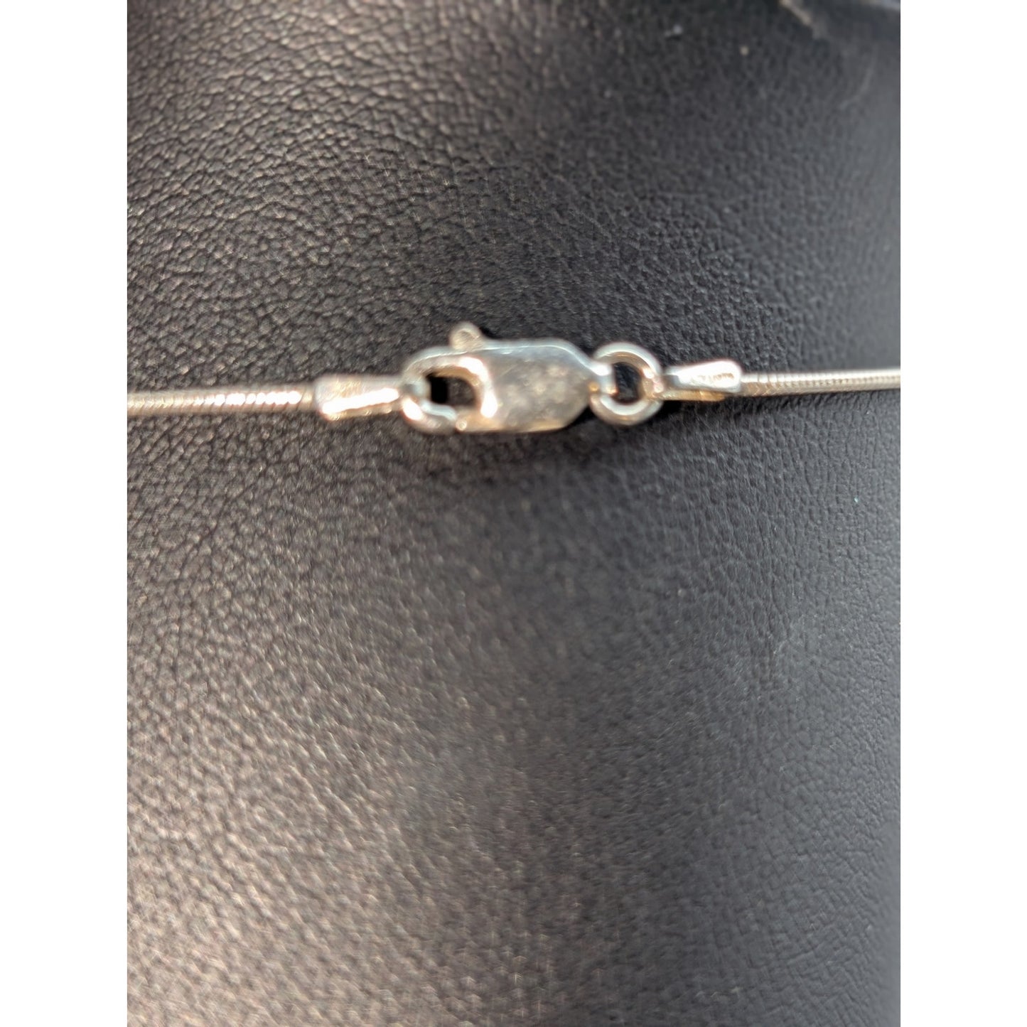 Vintage 925 Sterling Silver Bird's Next Pearl Eggs Pendant Snake Chain Necklace