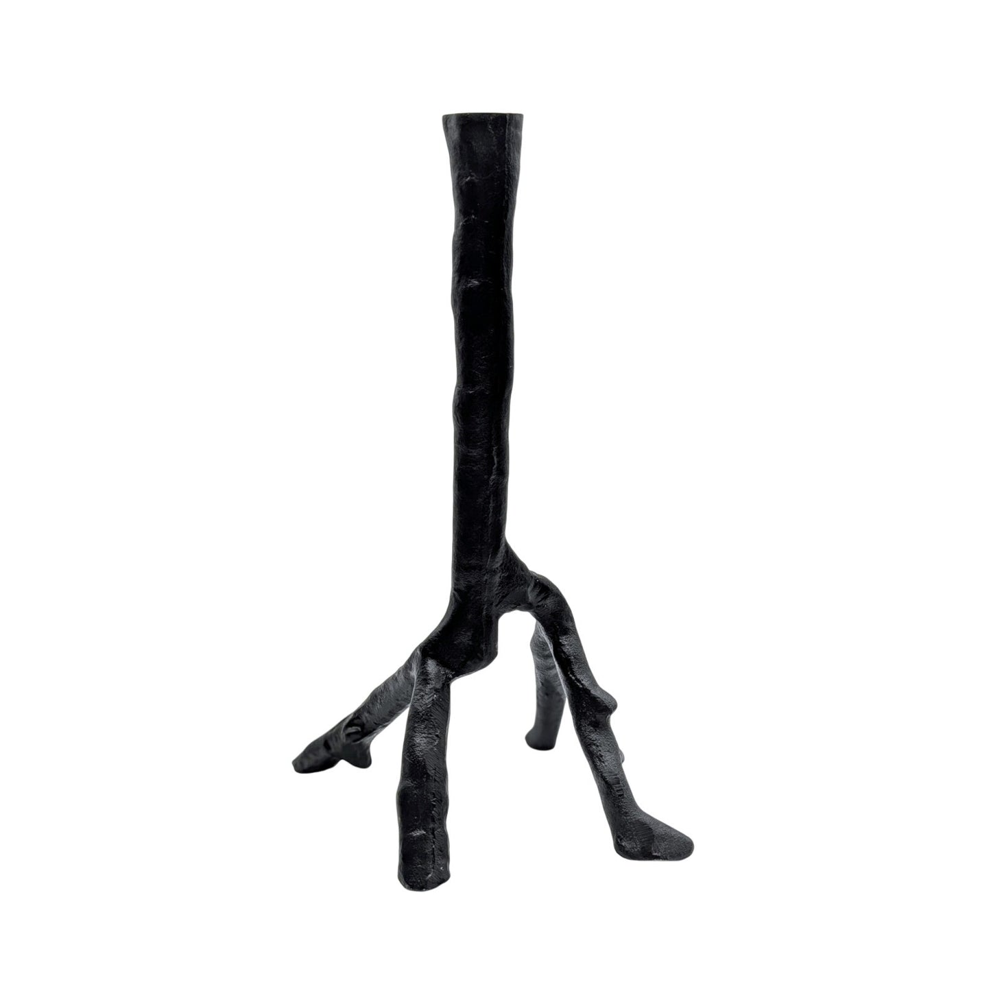 Black Iron Enchanted Forest Candlestick