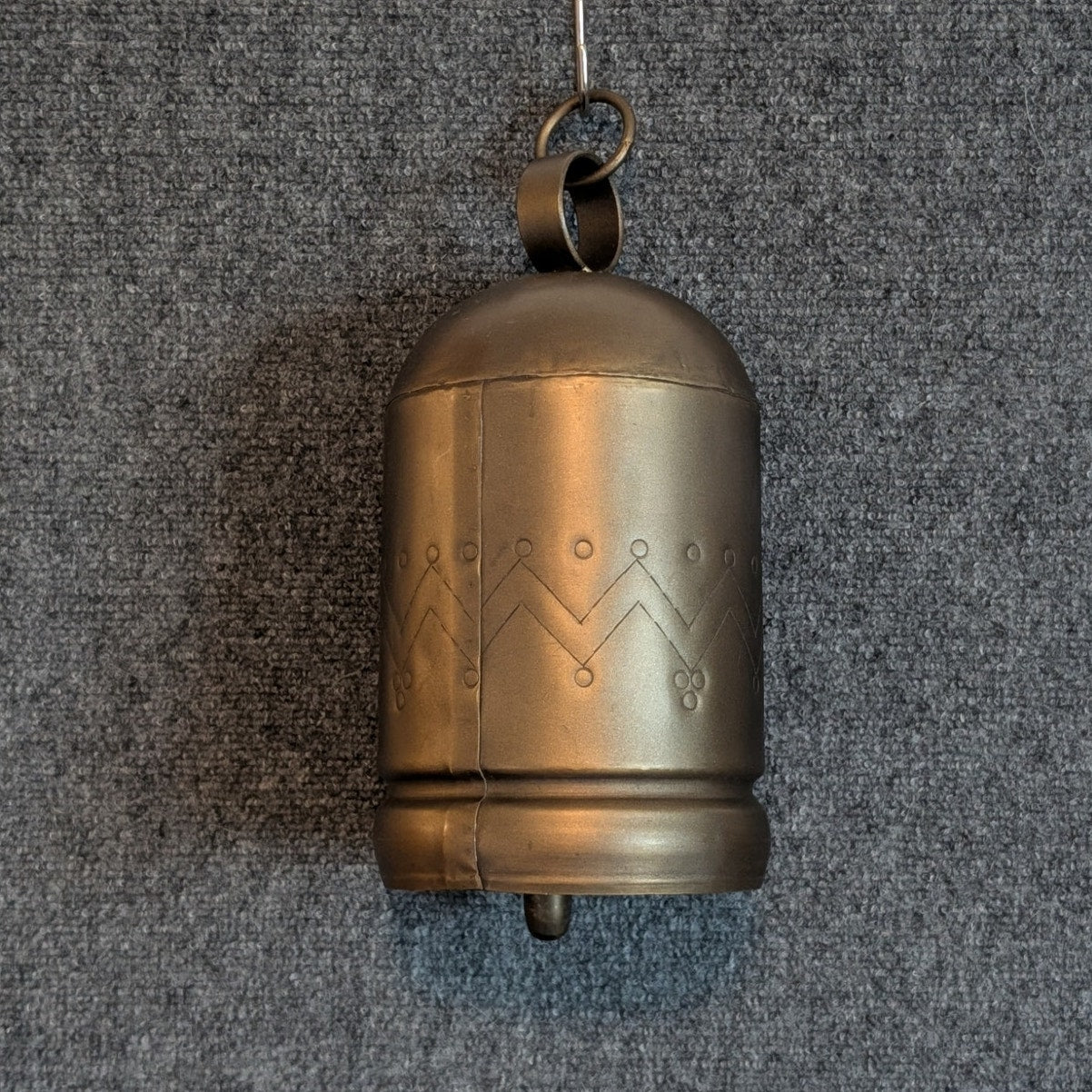 Bronze Colored Tibetan Inspired Gong Hanging Bell