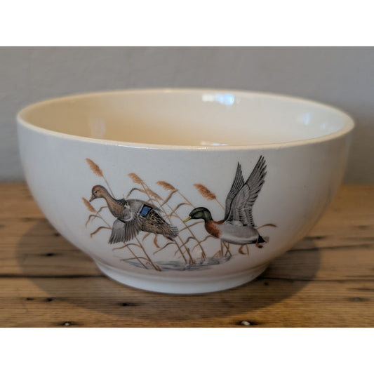 Vintage Sheffield Potter Sheffield Massachusetts Birds Cereal Bowl