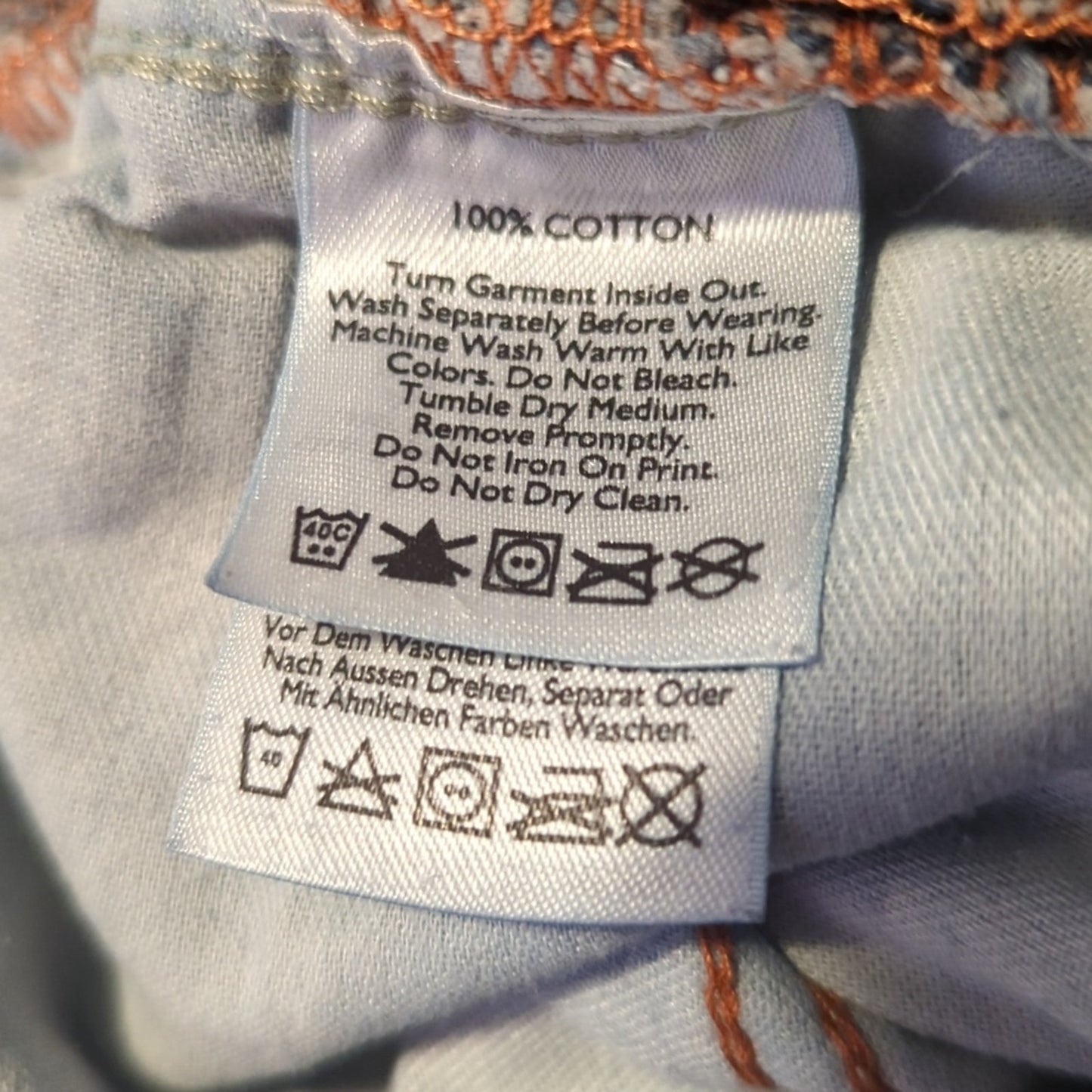 Eddie Bauer Relaxed Fit Made in USA 100% Cotton Jeans Men's Size 34x34