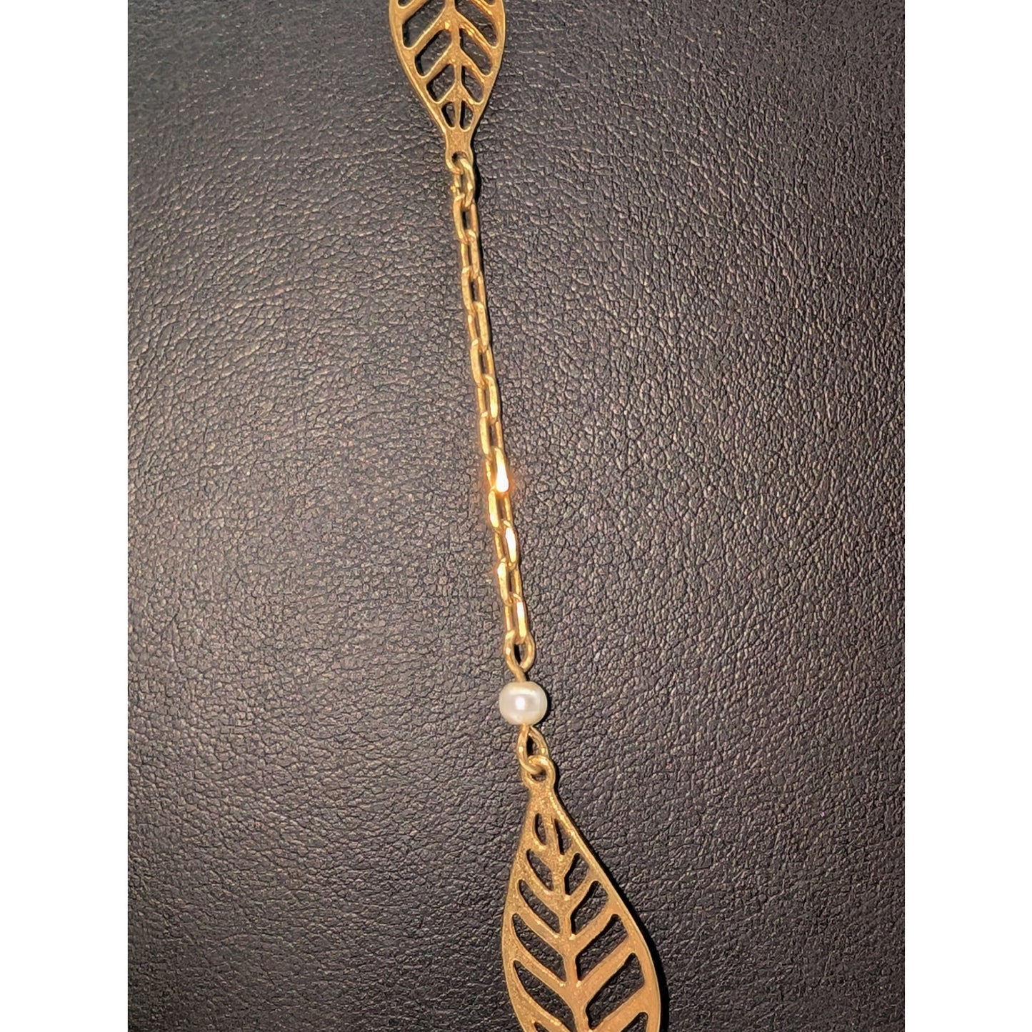 Vtg 80s Avon Romantic Expressions Gold Tone Chain & Faux Pearl Choker Necklaces