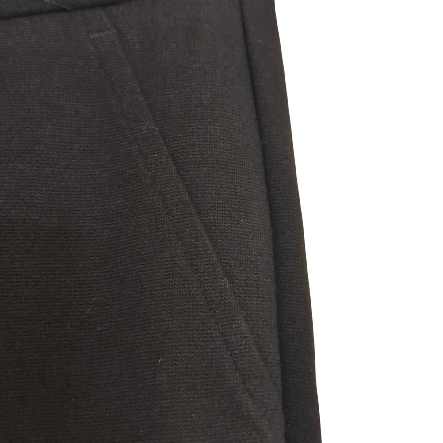 Chico's Black Zip Stretch Straight Leg Slash Pocket Dress Pant Women Sz 0 Short