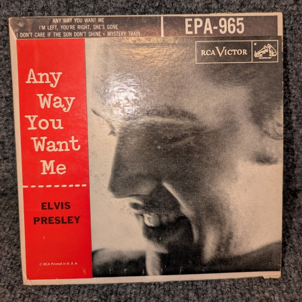 ELVIS PRESLEY Any Way You Want Me EPA 965 45 7" Vinyl Record EP