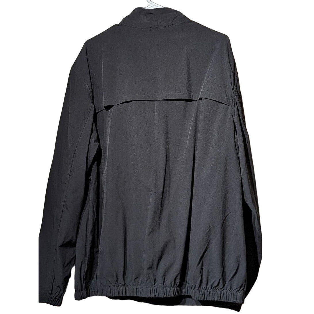 RedHead Brand Co. Black Lightweight Full Zip Windbreaker Mens Sz XL