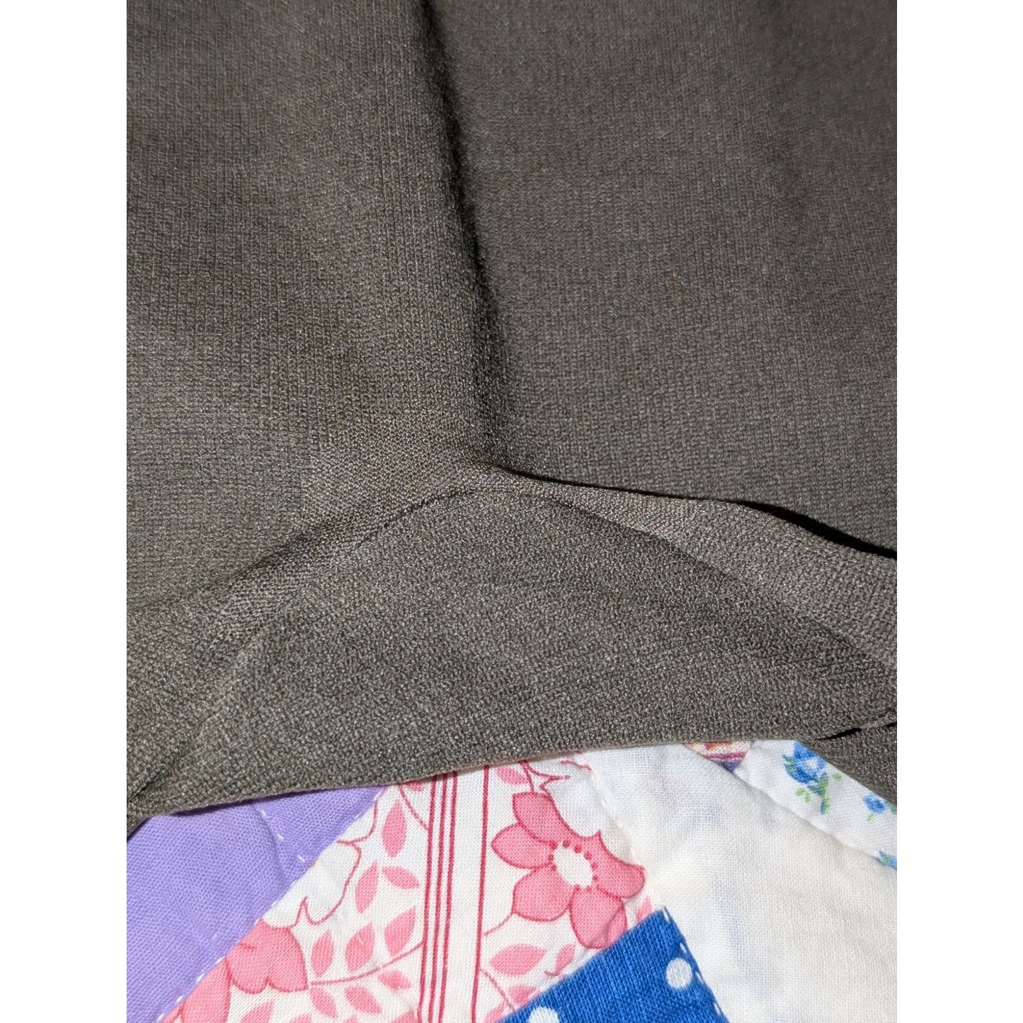 SPANX Ankle Zip Olive Green Seamless Leggings Size 2X