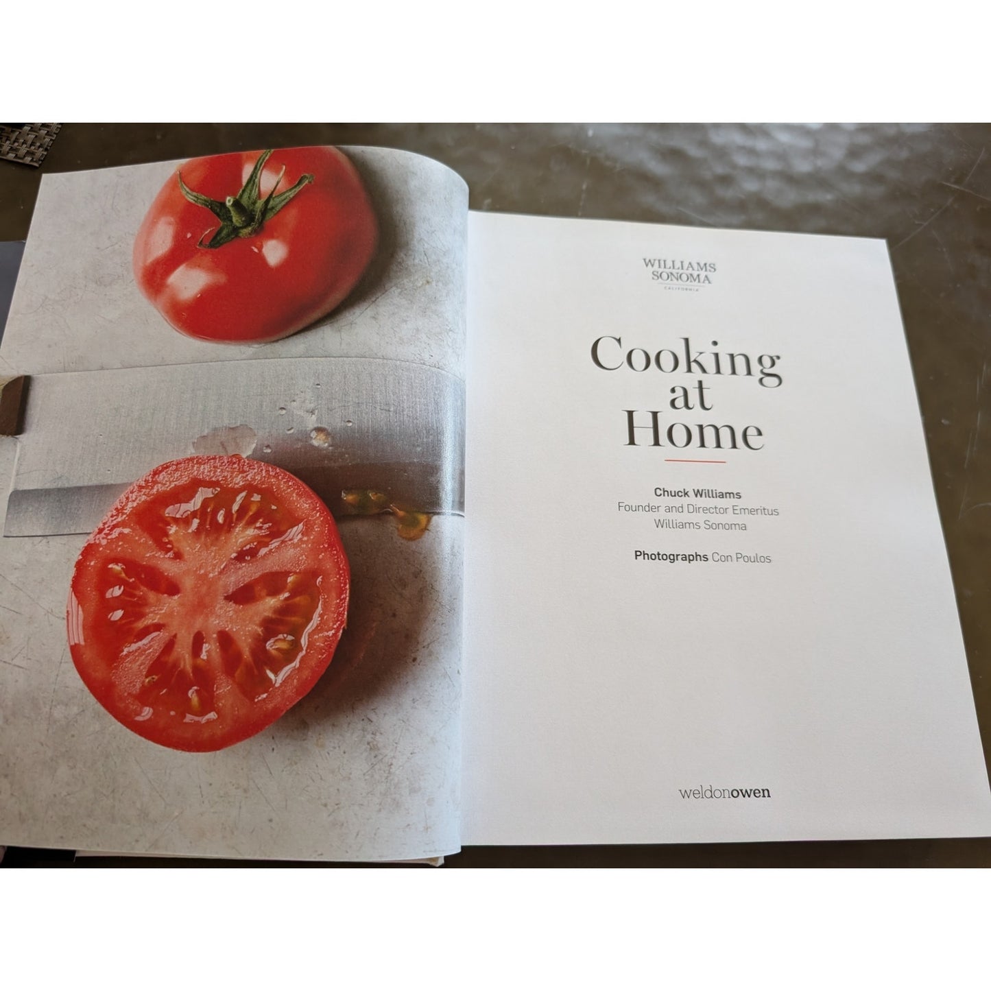Cooking at Home Williams-Sonoma Chuck Williams Cookbook