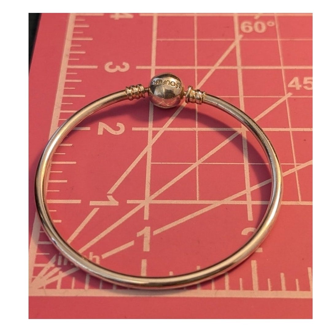 Soufeel Sterling Silver 925 Clasp Bangle Charm Bracelet