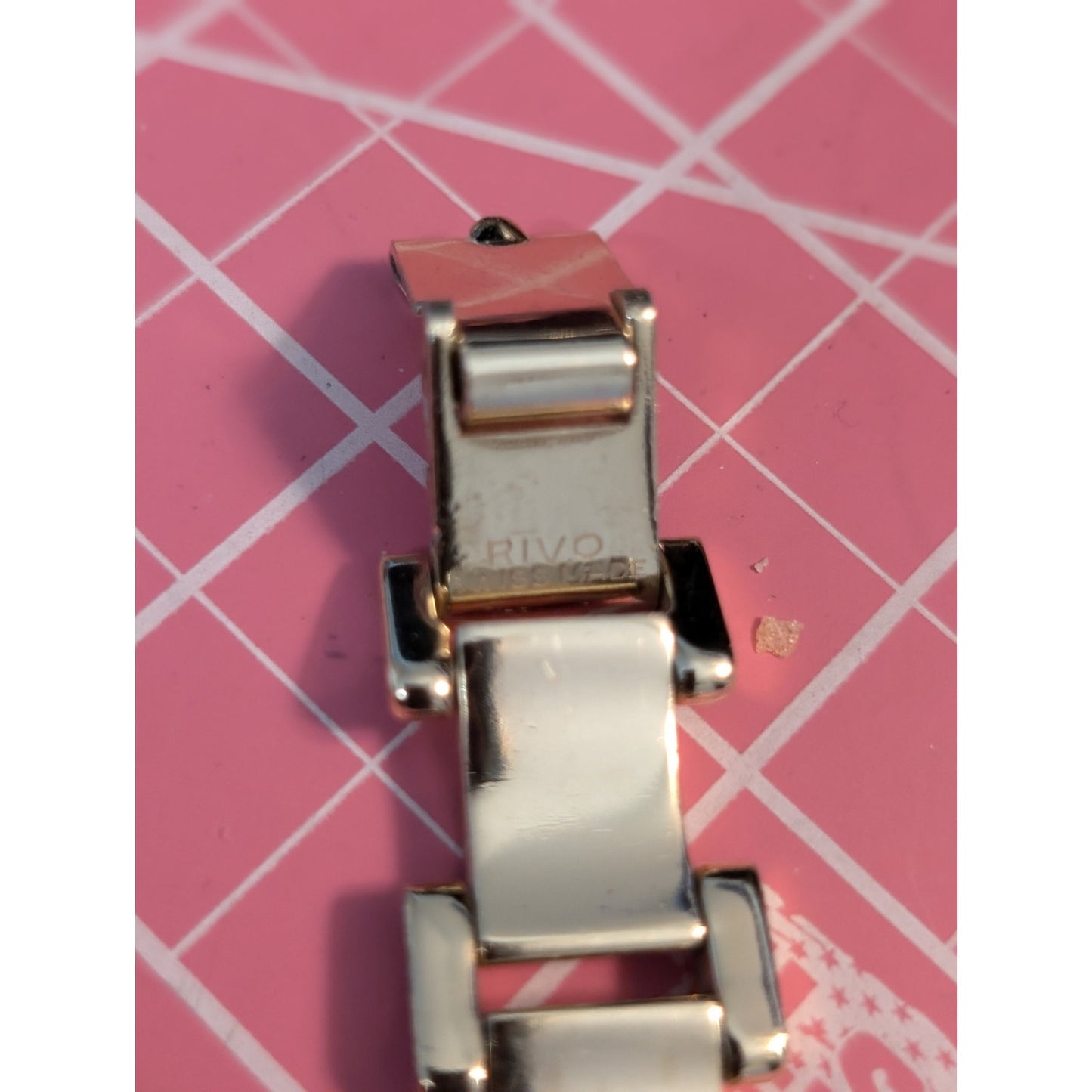 Vintage 1950's Classic Rivo Swiss Made Gold tone Watch Band Link Bracelet