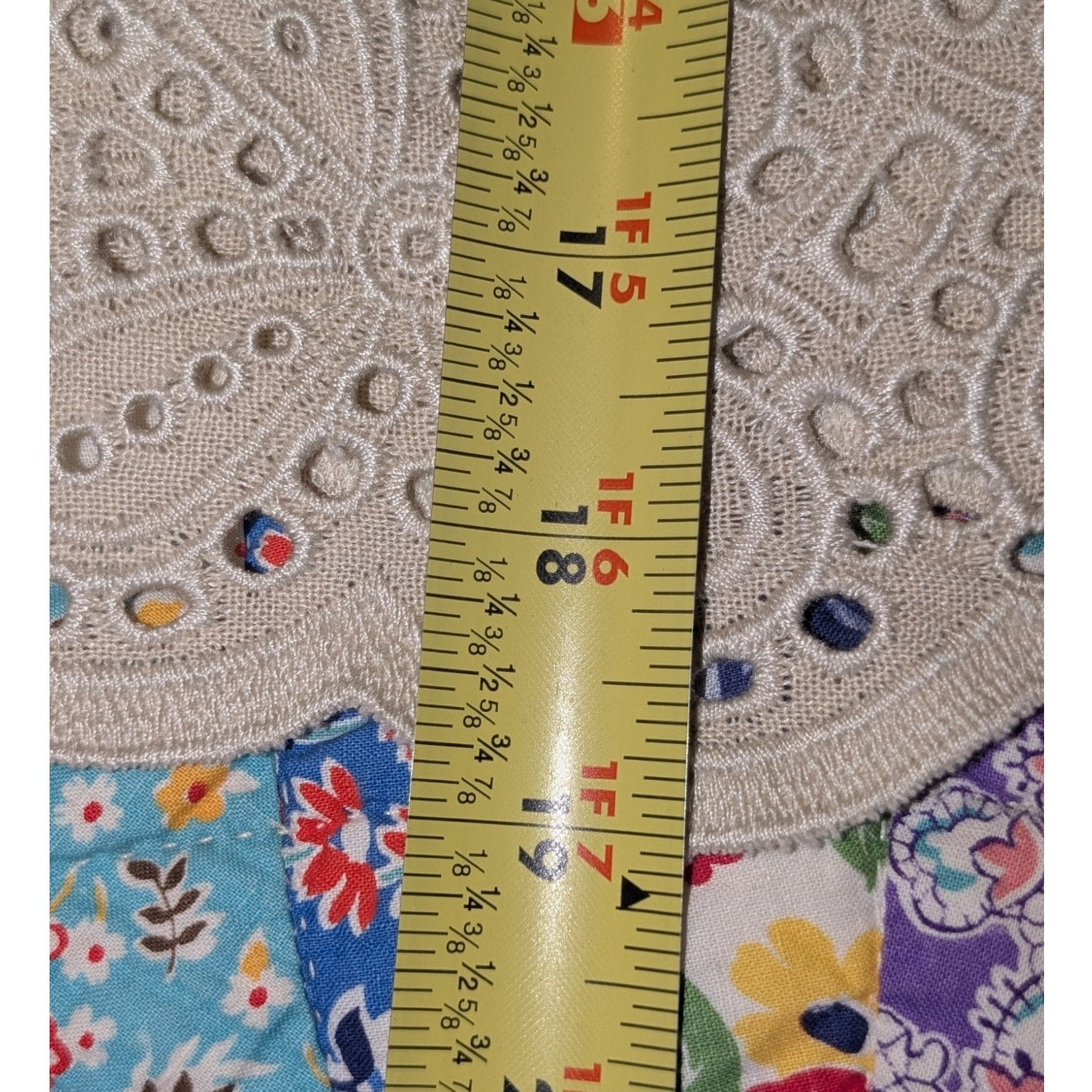 Ellen Tracy Ecru Linen Blend Smock Back Hem & Sleeve Trimmed V-Neck Crop Top L