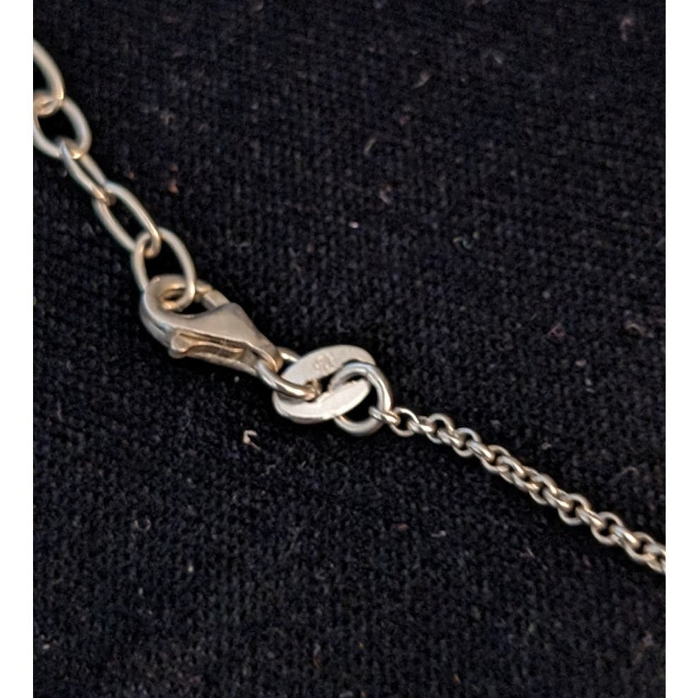 Seaworthy Nautical Marked 925 Sterling Silver Charm Ankle Bracelet