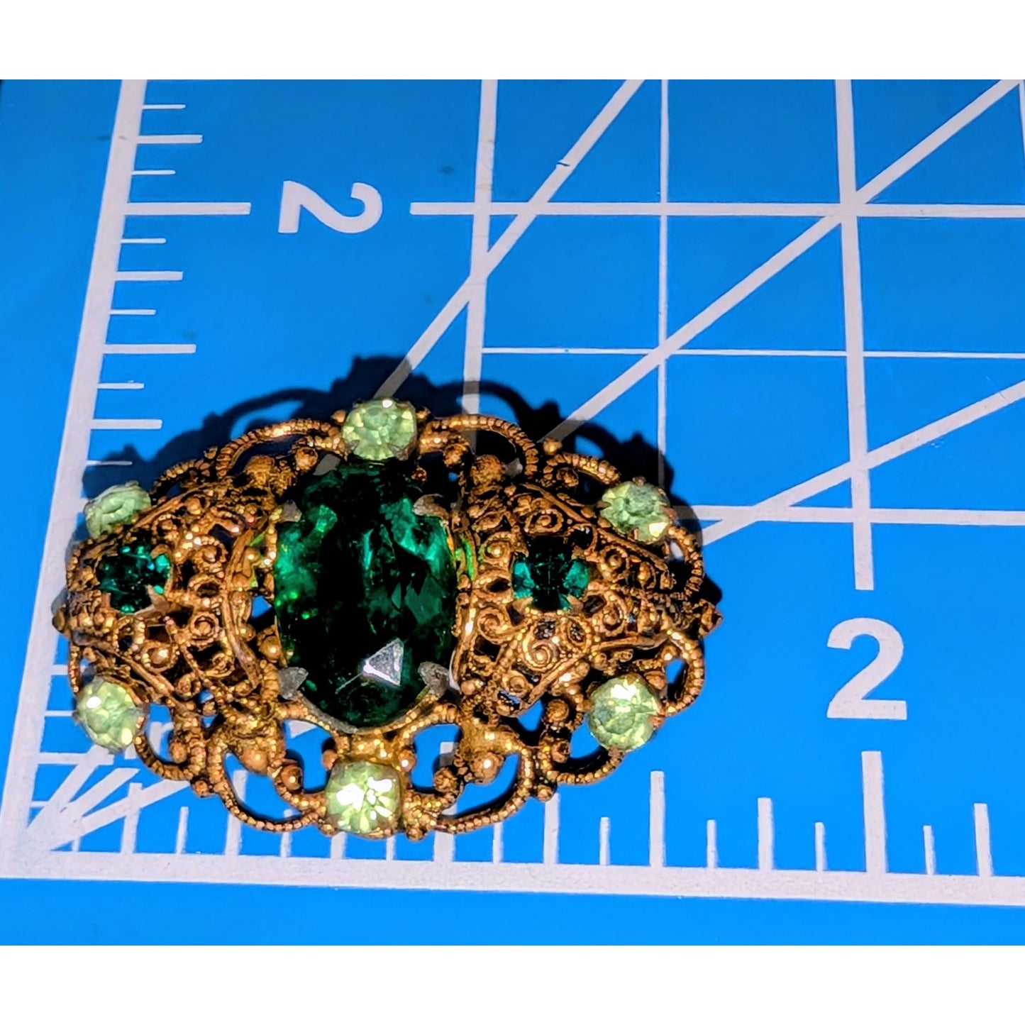 Antique 1920s Czecho Slovakia Filigree Brooch