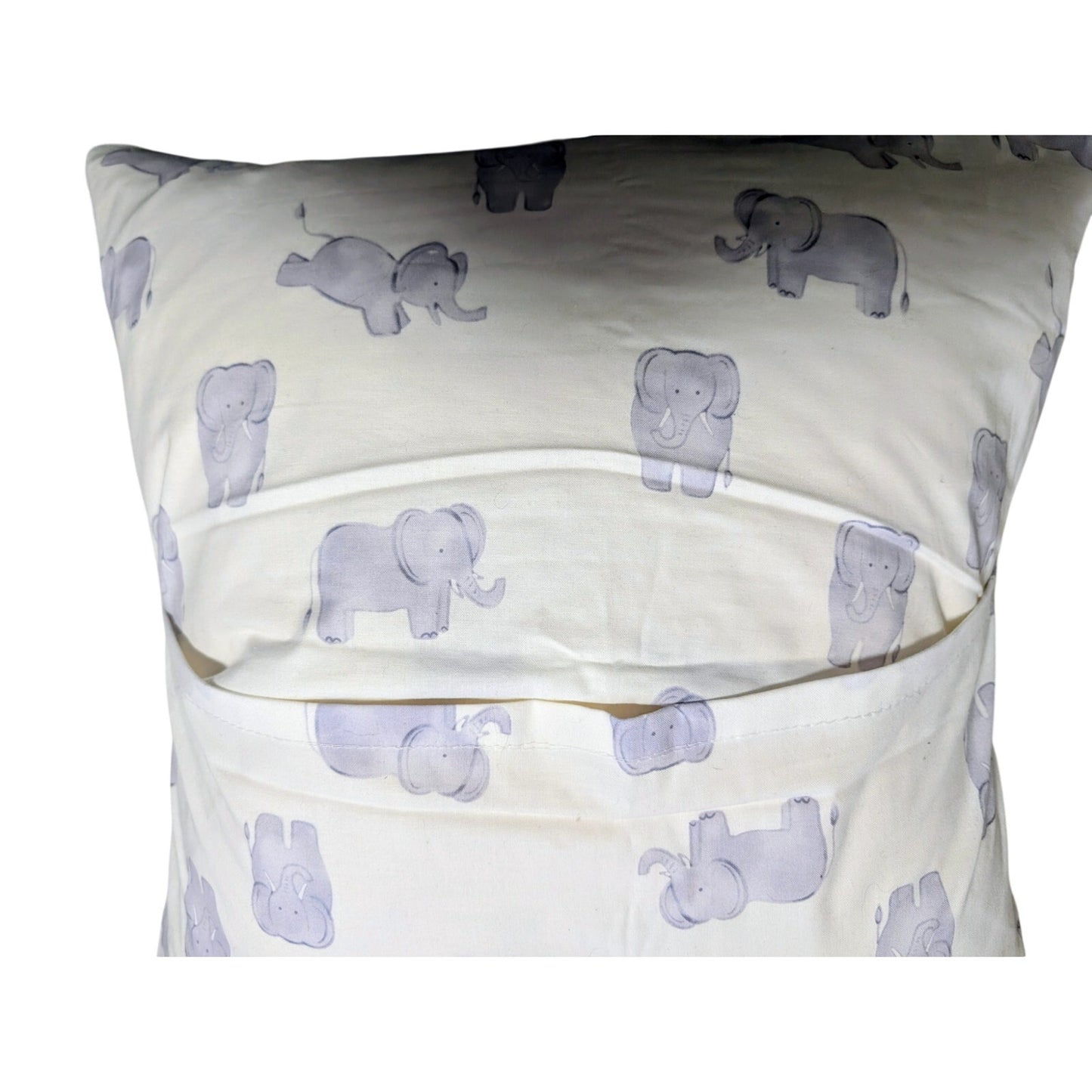 Multi-Color Pastel Patchwork Quilted Baby 20" Square Feather Fill Insert Pillow
