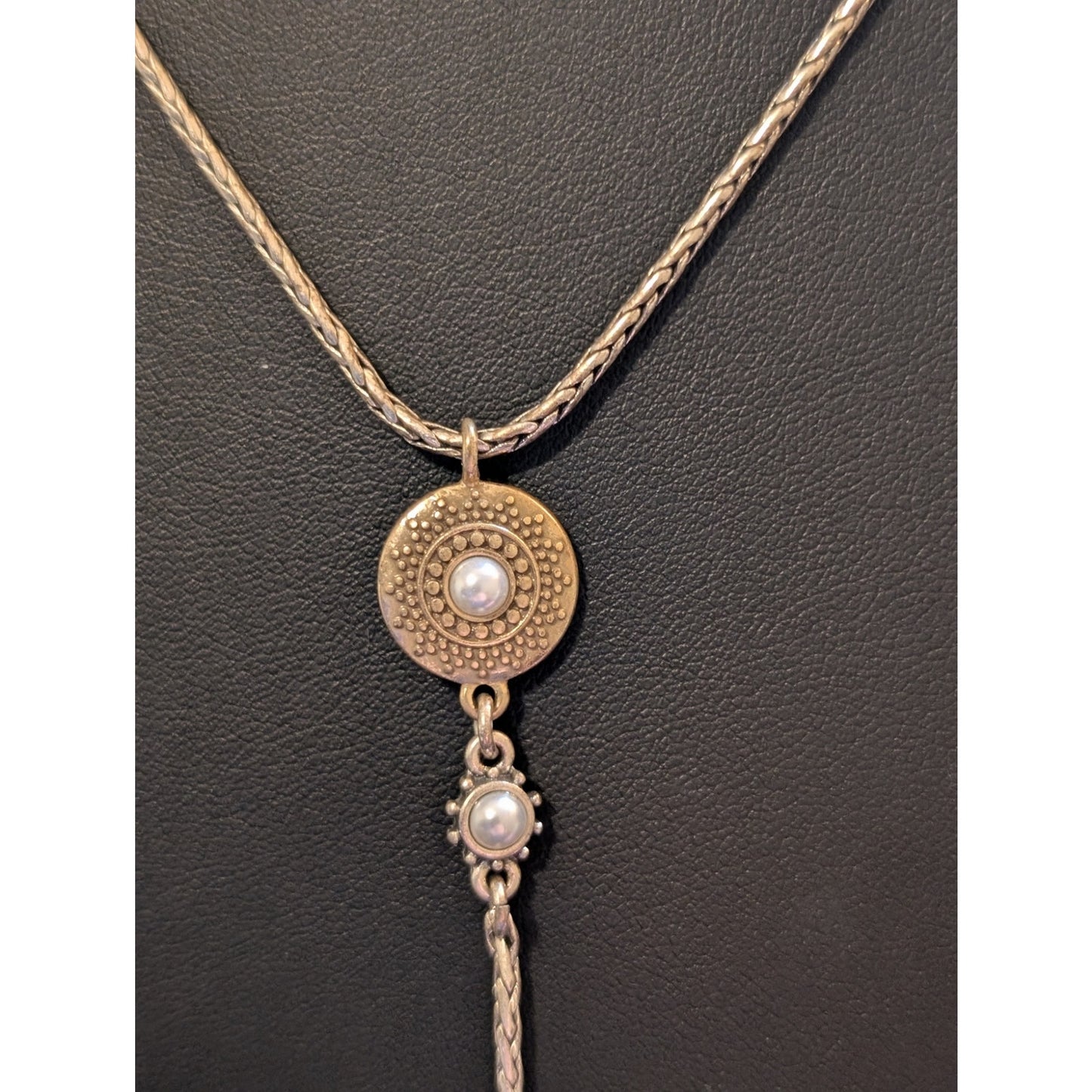 Lucky Brand Boho Celestial Whimsygoth Y-Drop Necklace Two Tone Necklace