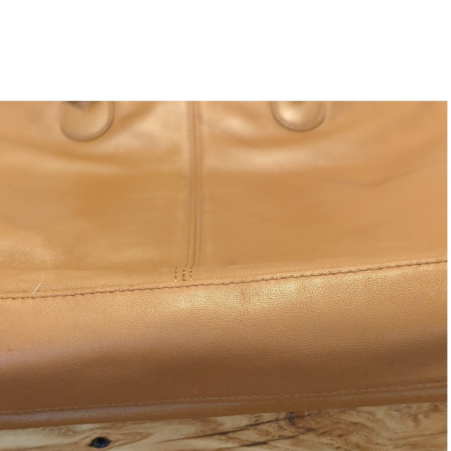 Levenger Business Vintage Tan Leather Briefcase with Crossbody Strap