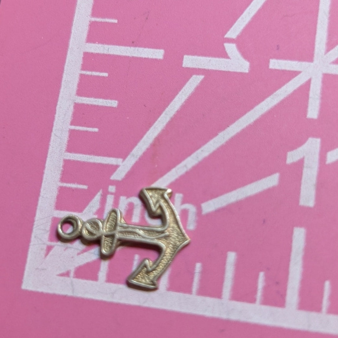 Vintage Sterling Silver Anchor Charm