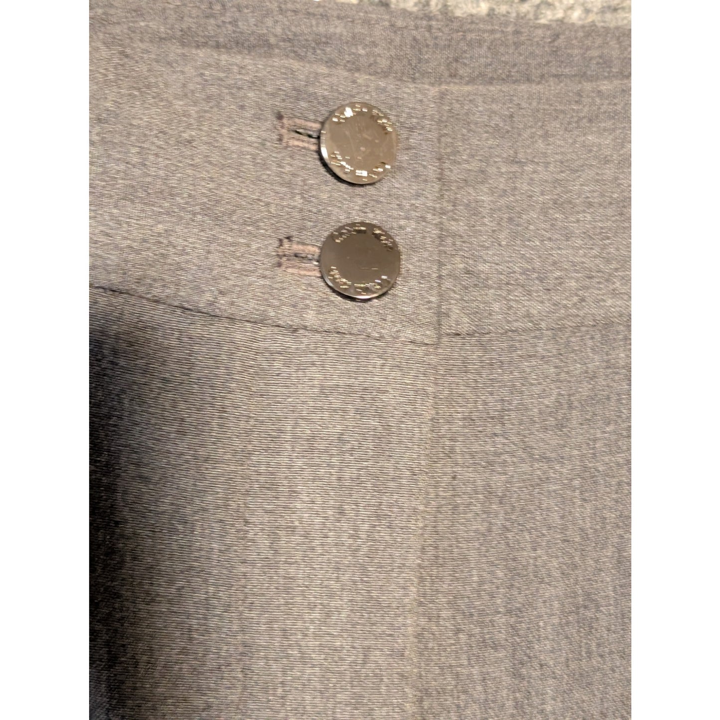 Calvin Klein Charcoal Classic Wide Leg High Rise Womens Sz 16W Dress Pant