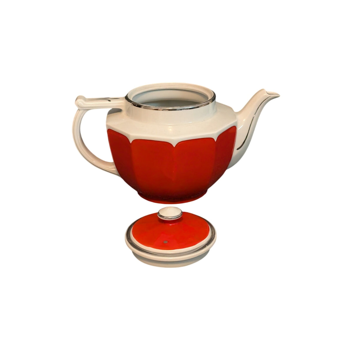 Vtg MCM Hall's Superior Quality Kitchenware Coffee Teapot USA Made
